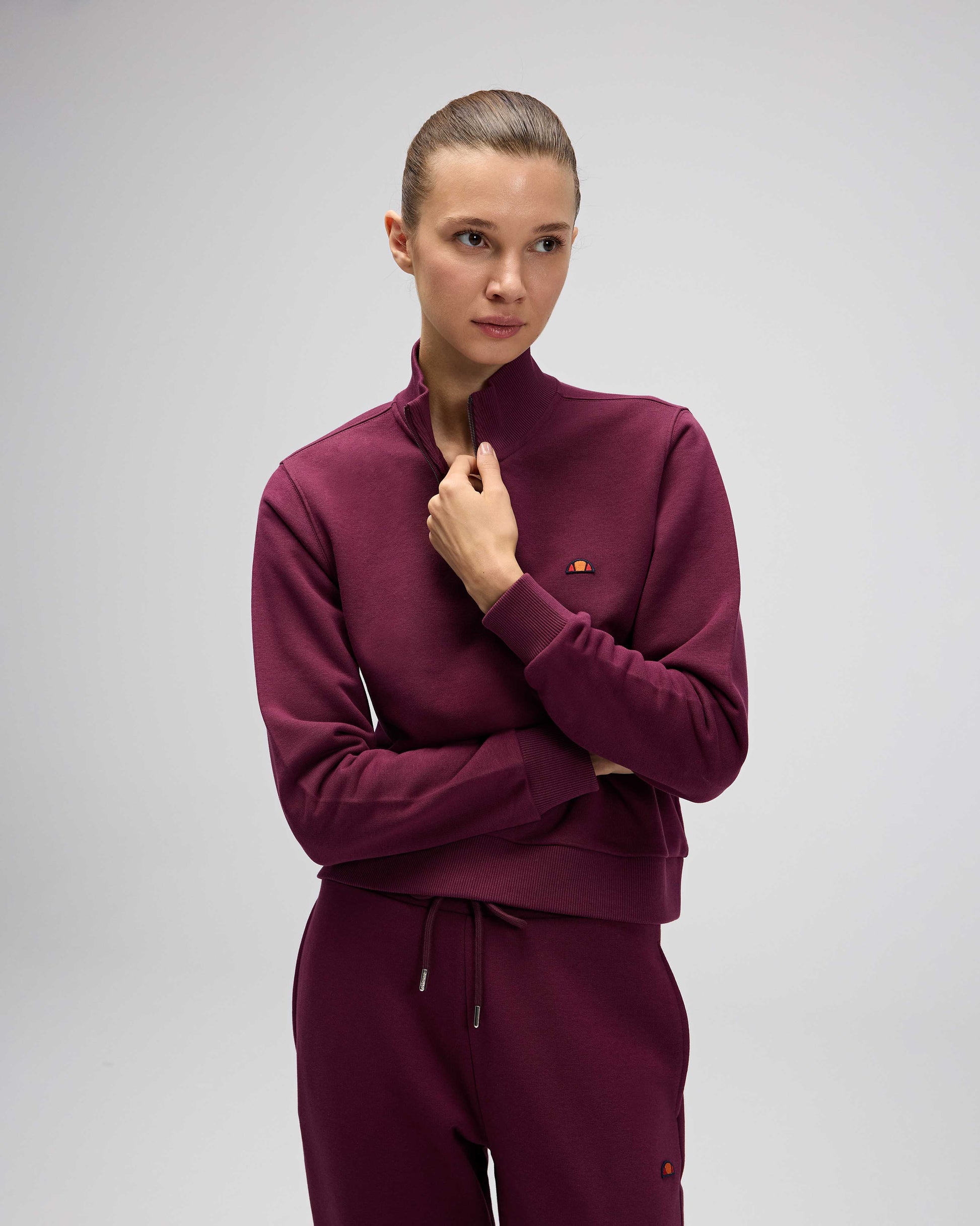 Ellesse Kadın Yarım Fermuarlı Sweat EF557-BRD
