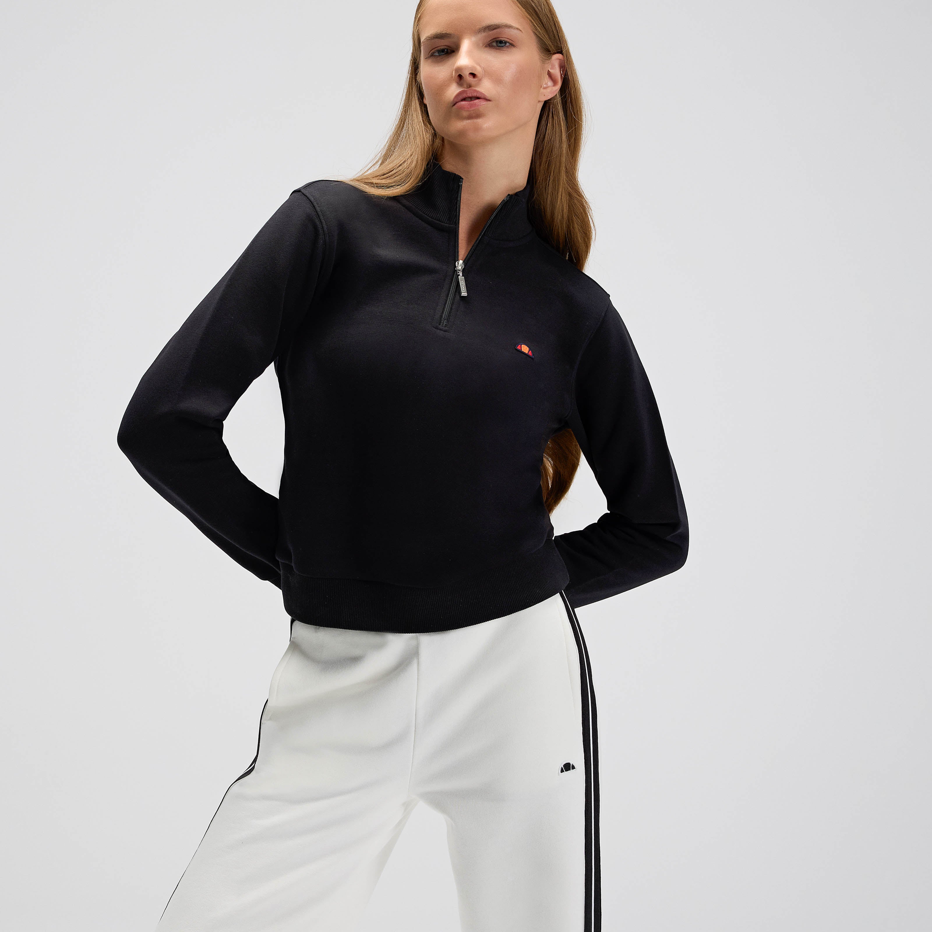 Ellesse Kadın Yarım Fermuarlı Sweat EF557-BK