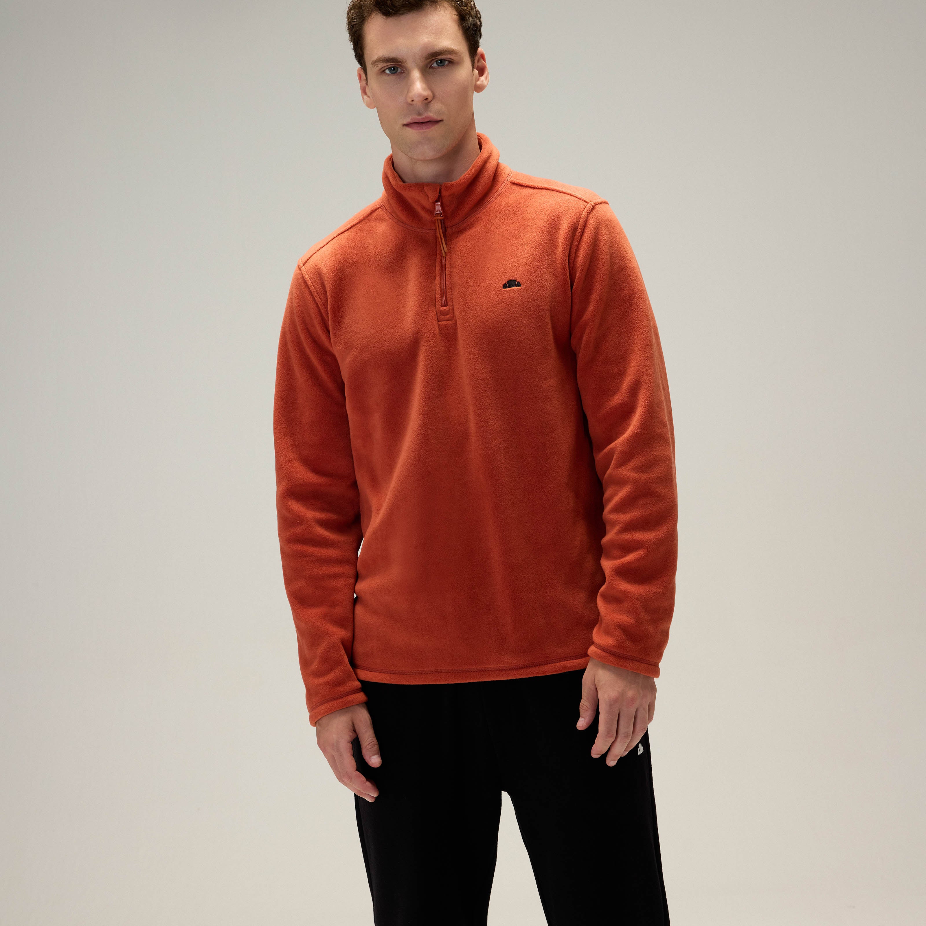 Ellesse Yarım Fermuarlı Erkek Sweatshirt 6WM1023-BR