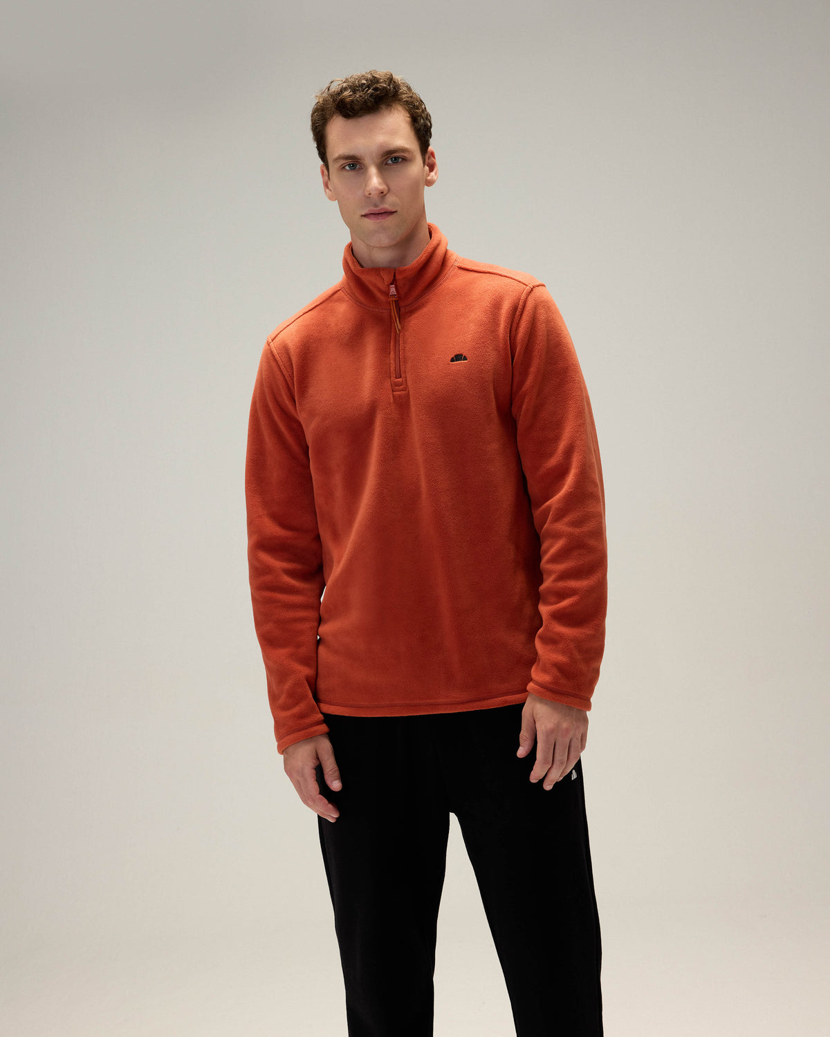 Ellesse Yarım Fermuarlı Erkek Sweatshirt 6WM1023-BR
