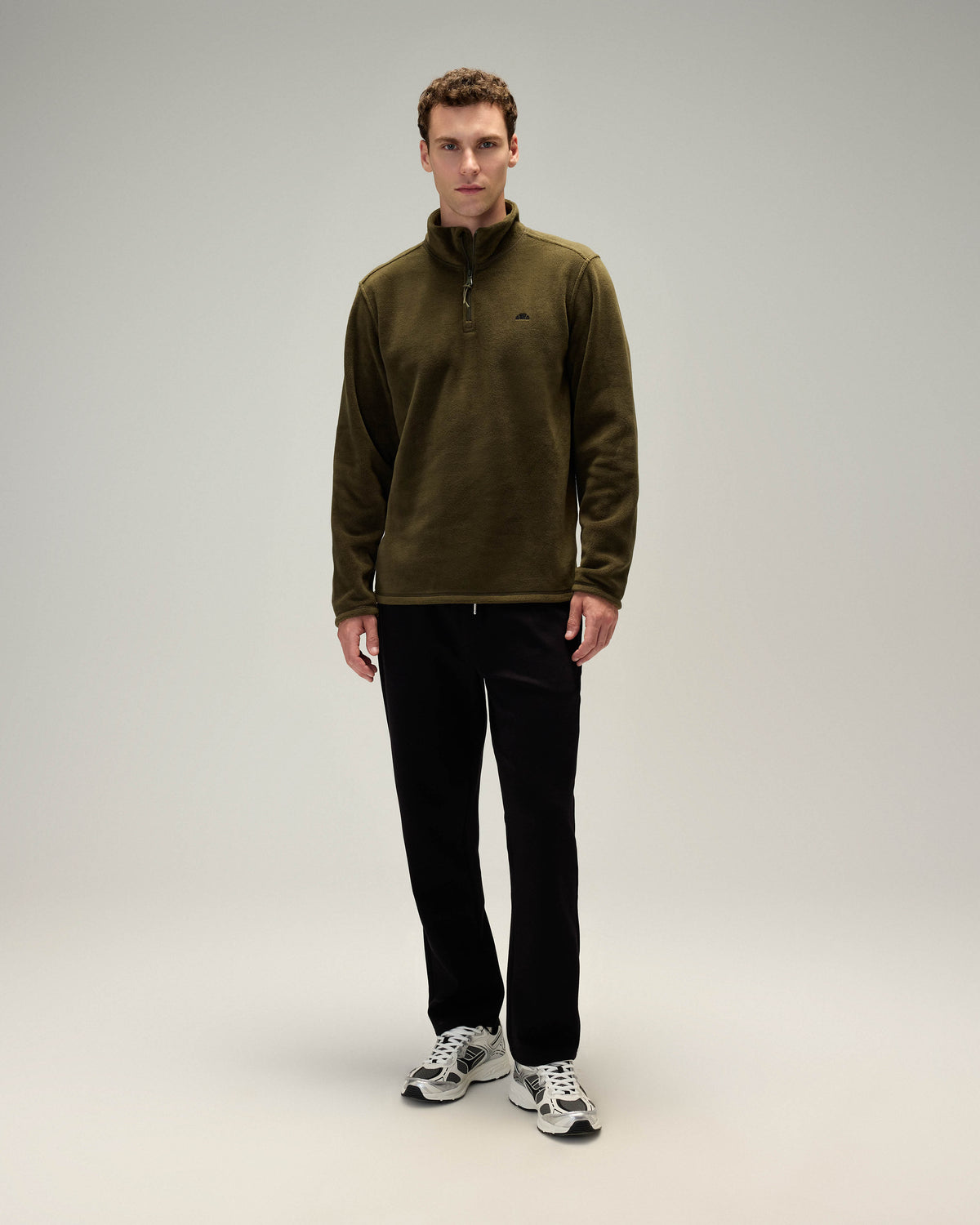 Ellesse Yarım Fermuarlı Erkek Sweatshirt 6wm1023-Kh