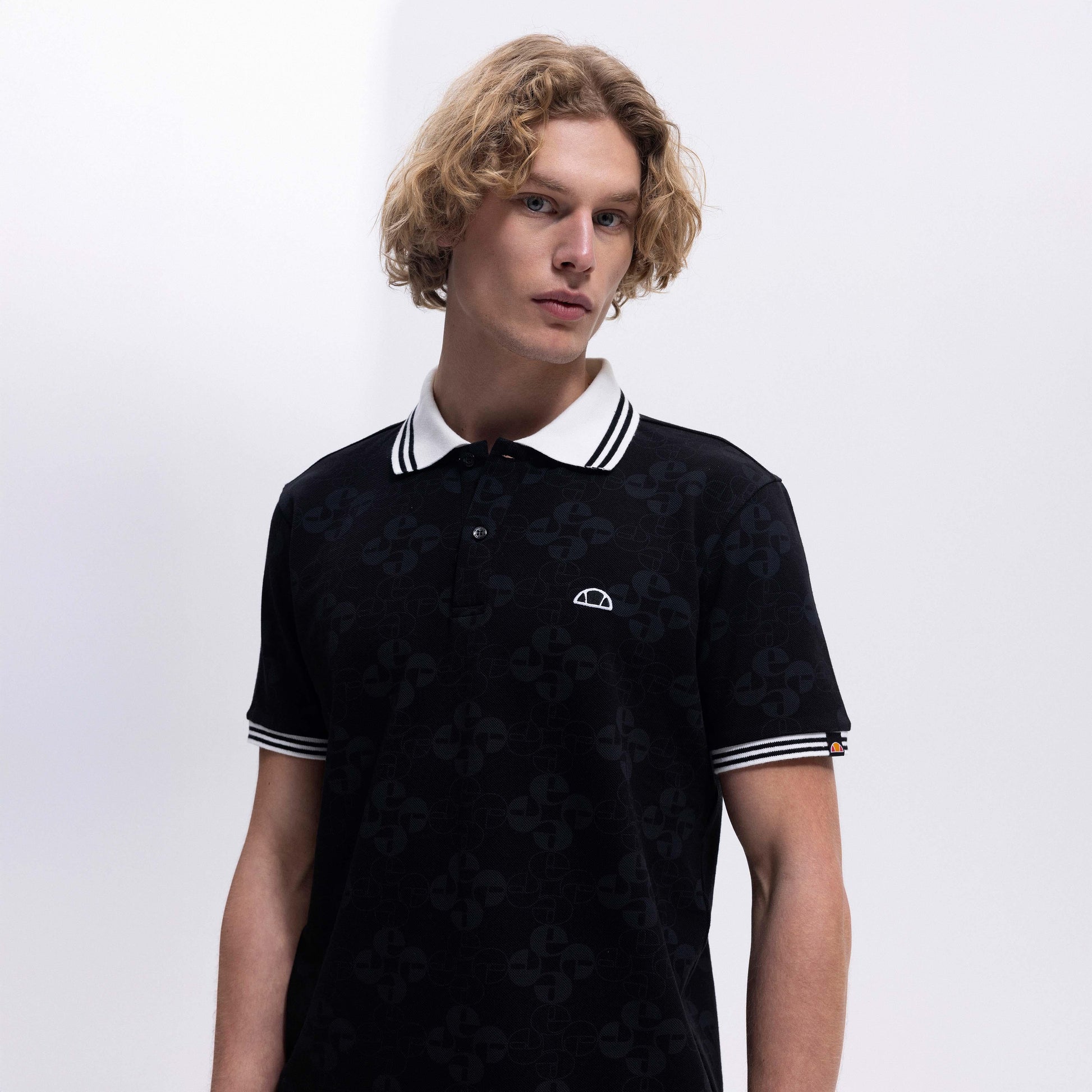 Ellesse Erkek Polo Yaka Tişört EM381-BK
