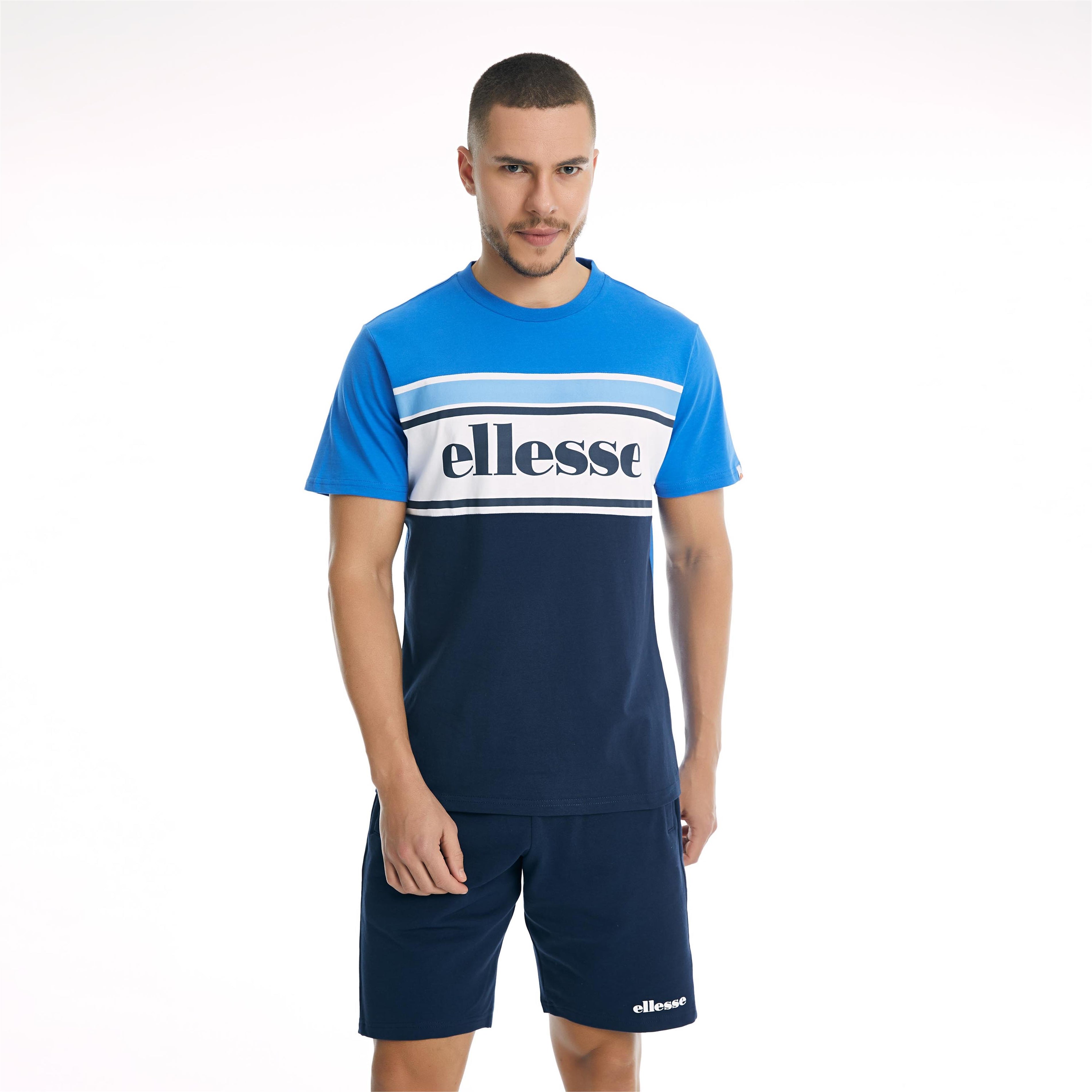 Ellesse Erkek Sax Mavi Tişört EM002-SBL
