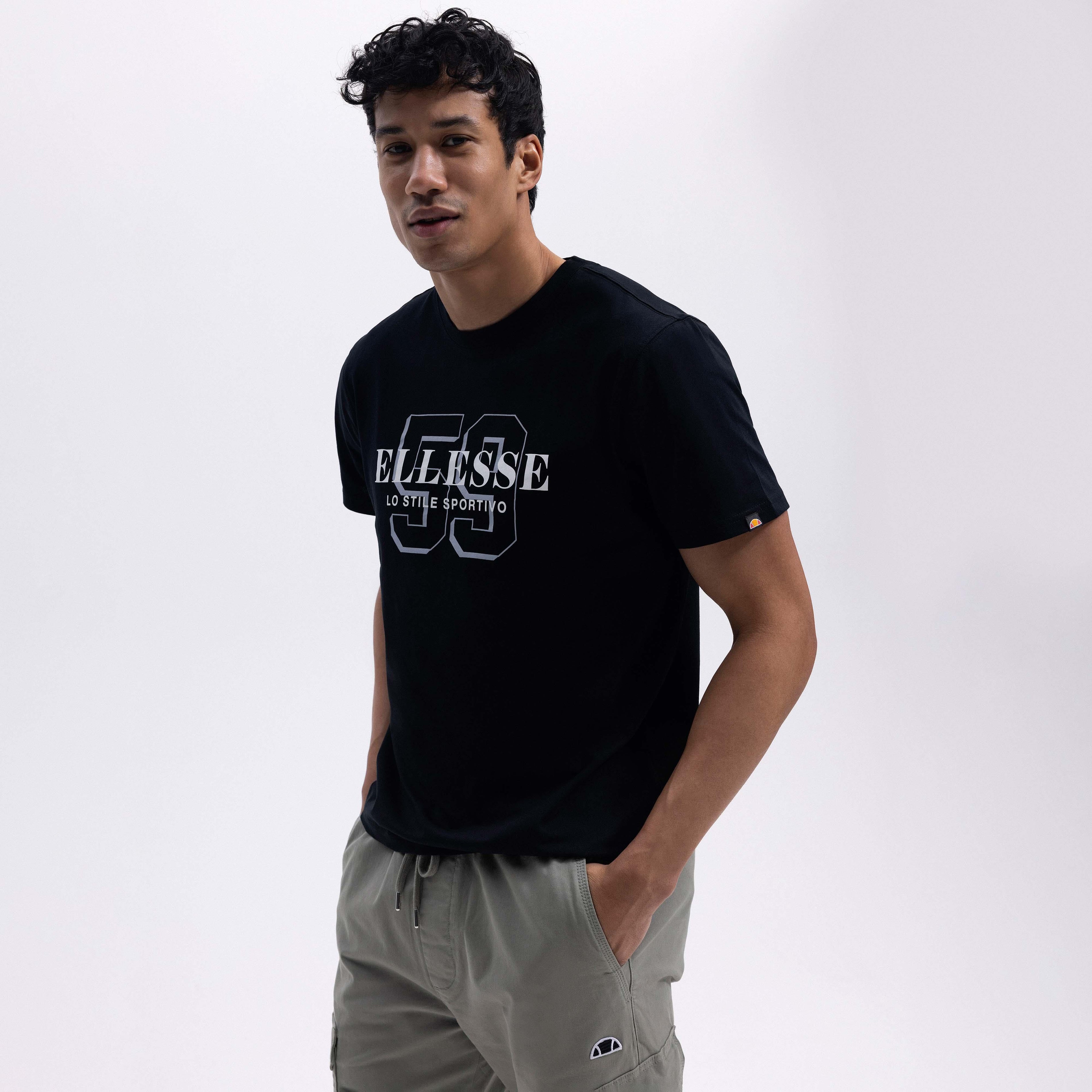 Ellesse Erkek Tişört EM455-BK