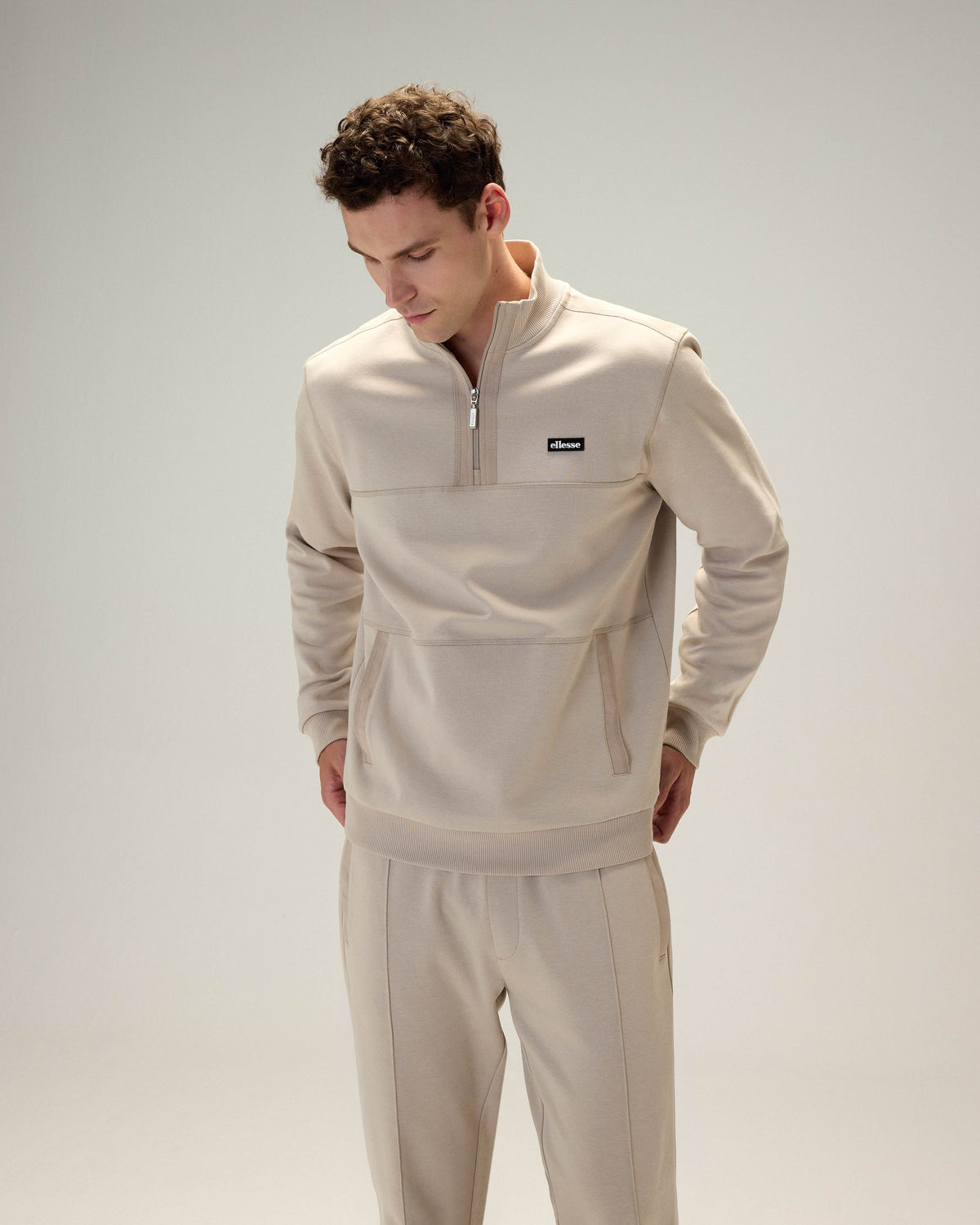 Ellesse Yarım Fermuarlı Erkek Sweat 6WM1025-STN