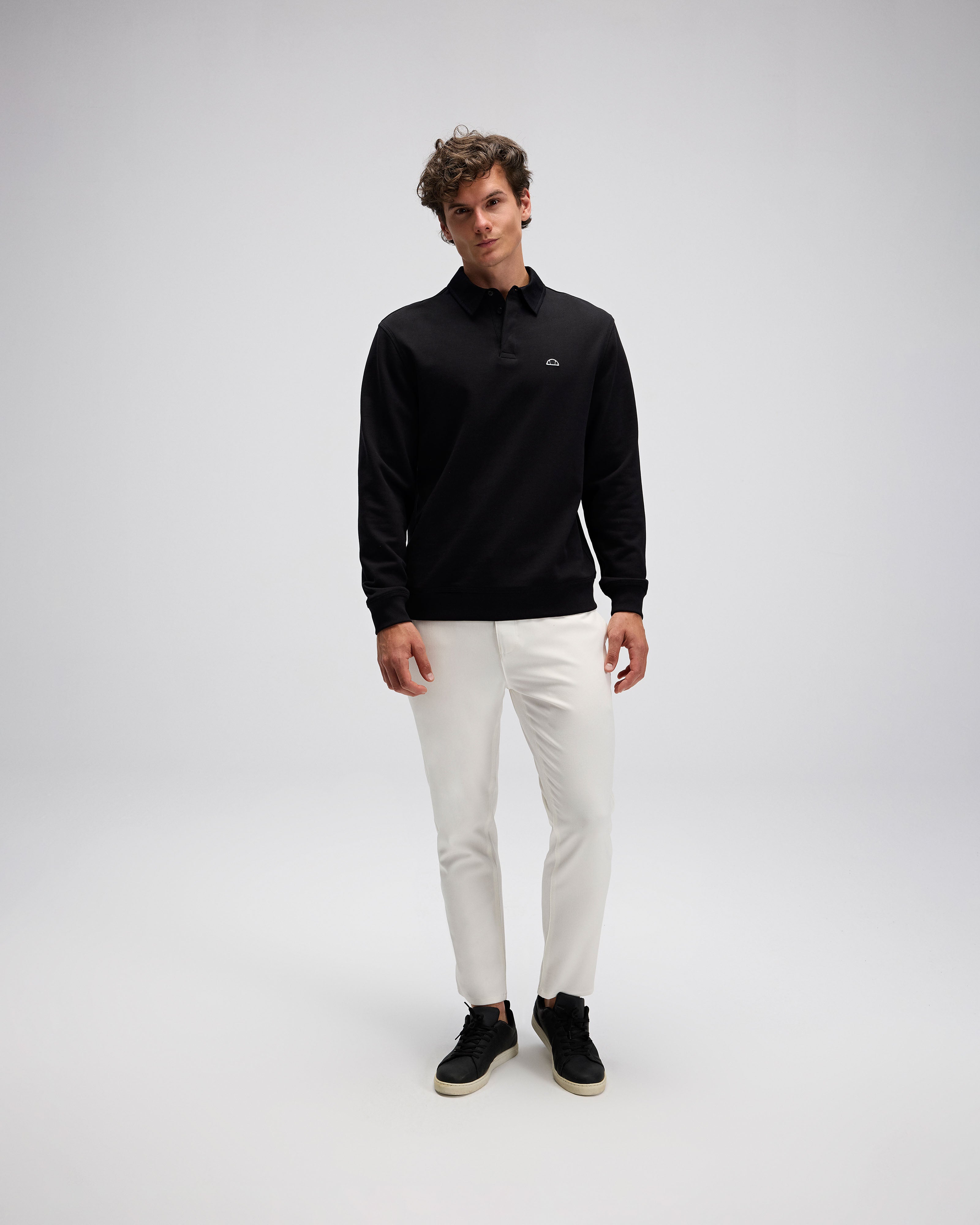 Ellesse Erkek Polo Sweatshirt EM607-BK