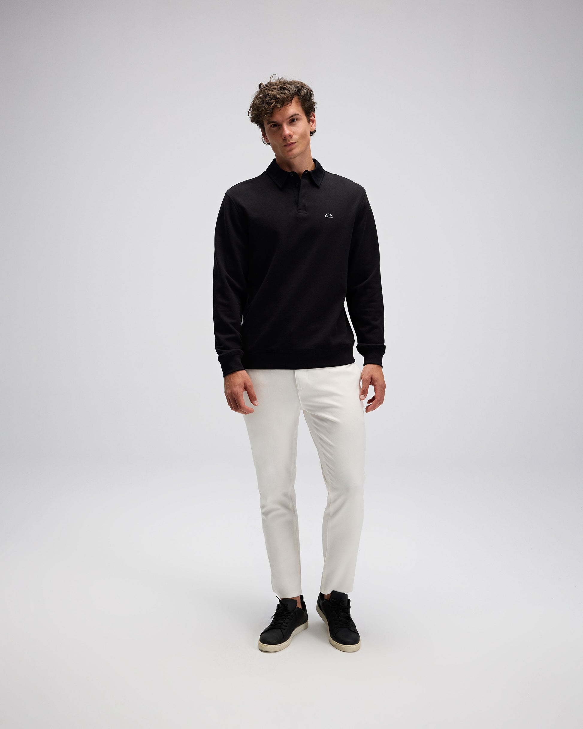 Ellesse Erkek Polo Sweatshirt EM607-BK