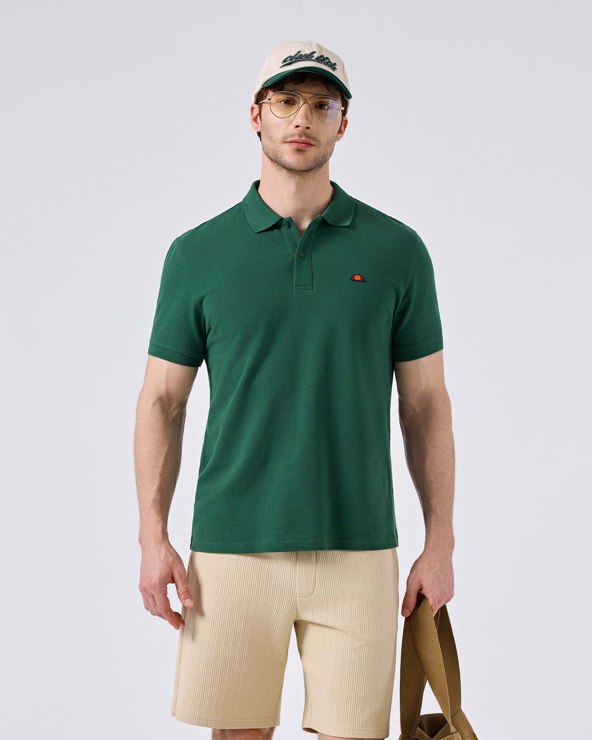 Ellesse Polo Yaka Erkek Tişört 6SM5044-GRN