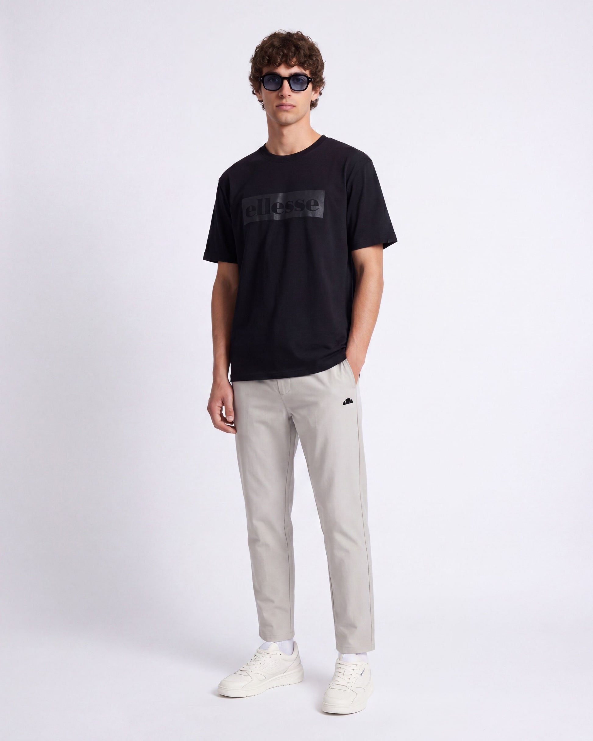 Ellesse Oversize Erkek Tişört EM390-BK