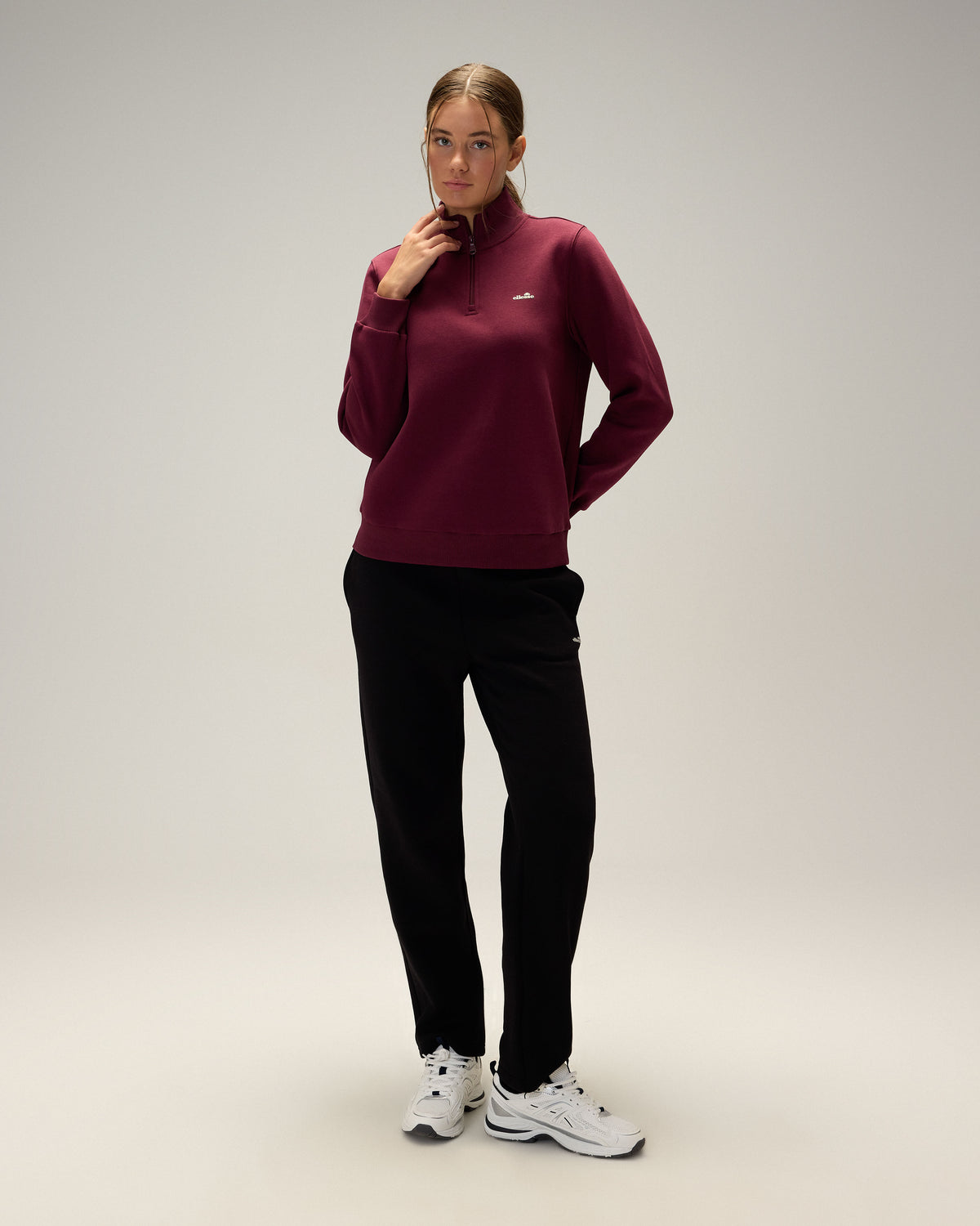Ellesse Yarım Fermuarlı Kadın Sweatshirt 6wf1027-Brd