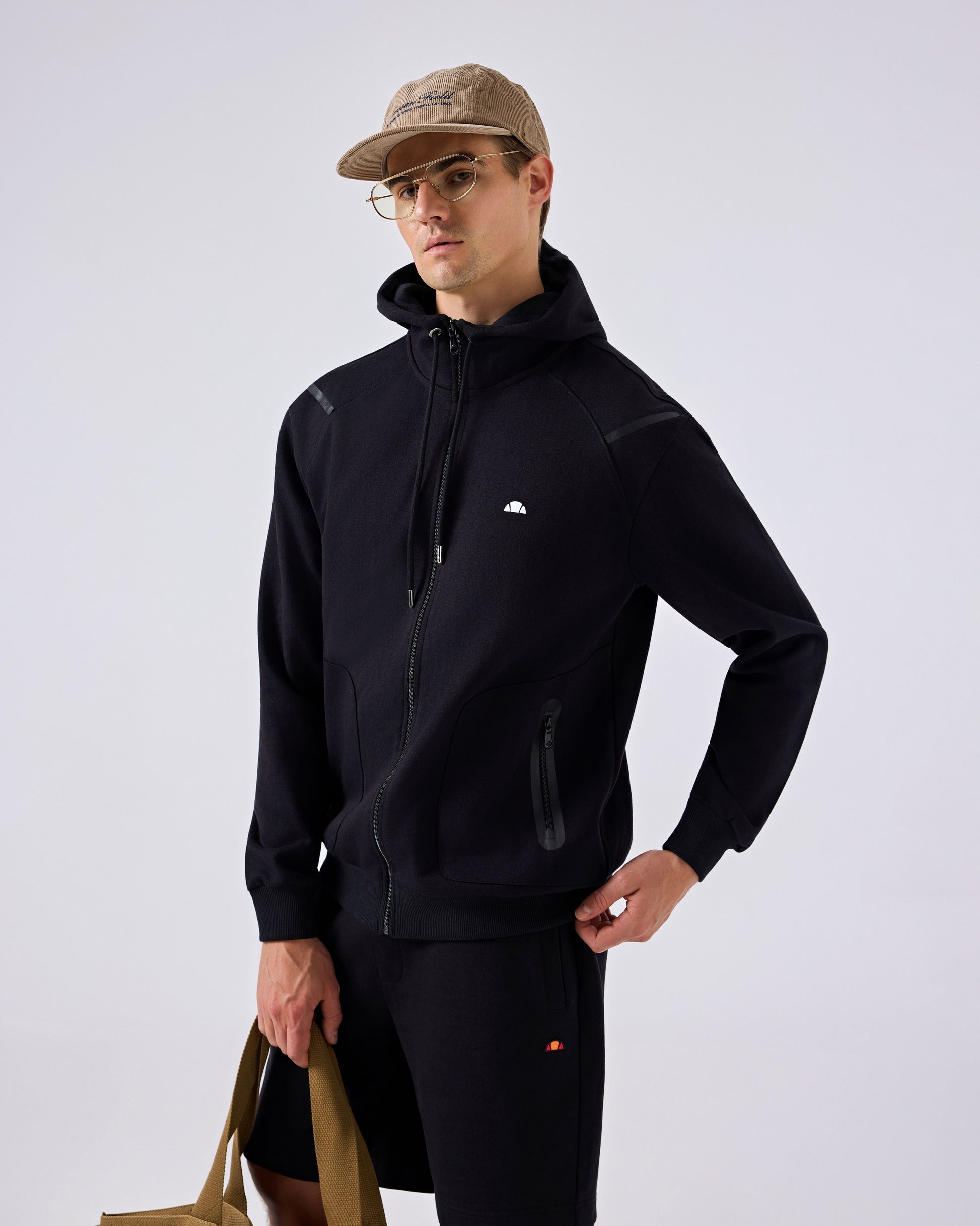 Ellesse Kapüşonlu Erkek Sweat Ceket 6SM1004-BK