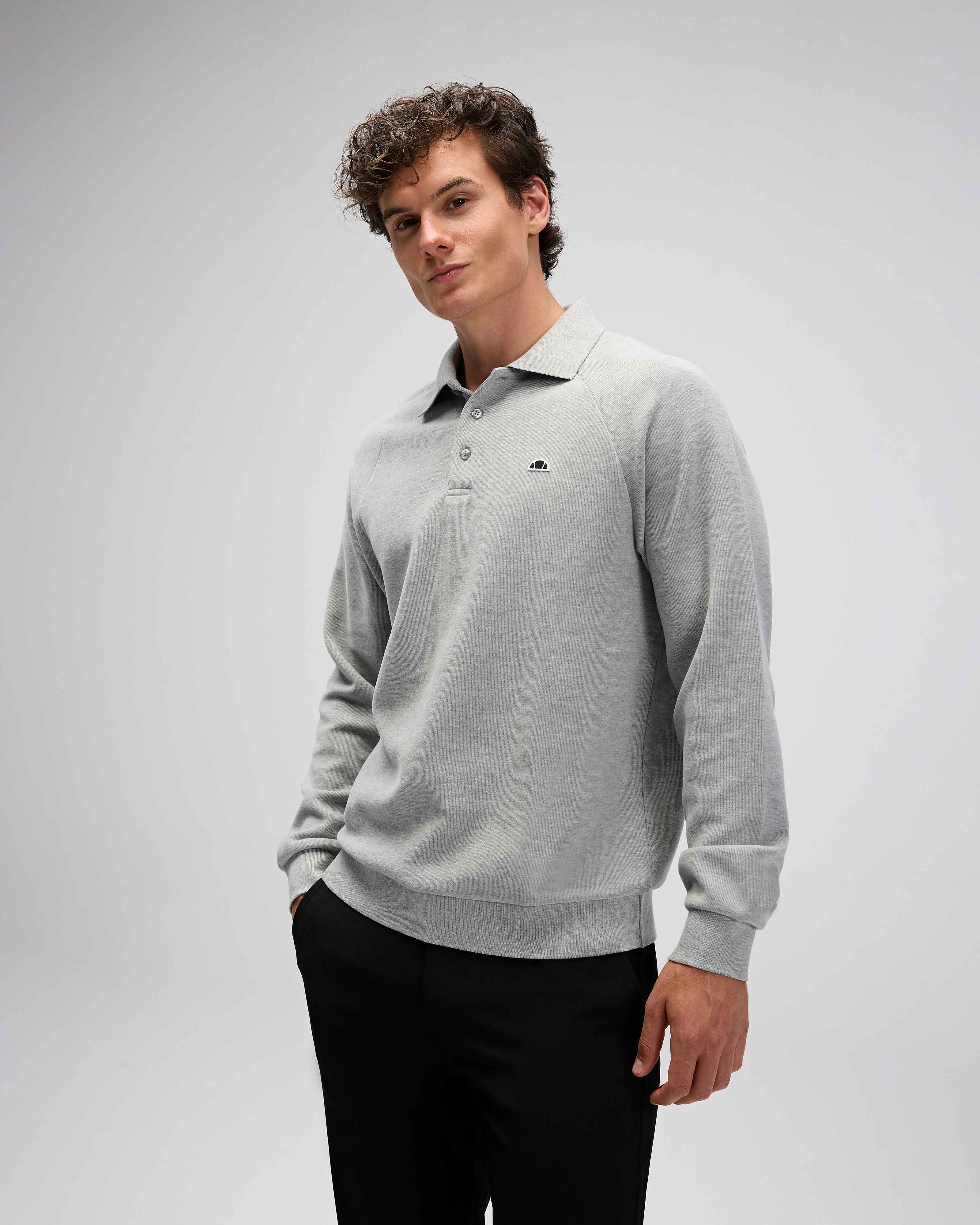Ellesse Erkek Polo Sweatshirt EM633-GR