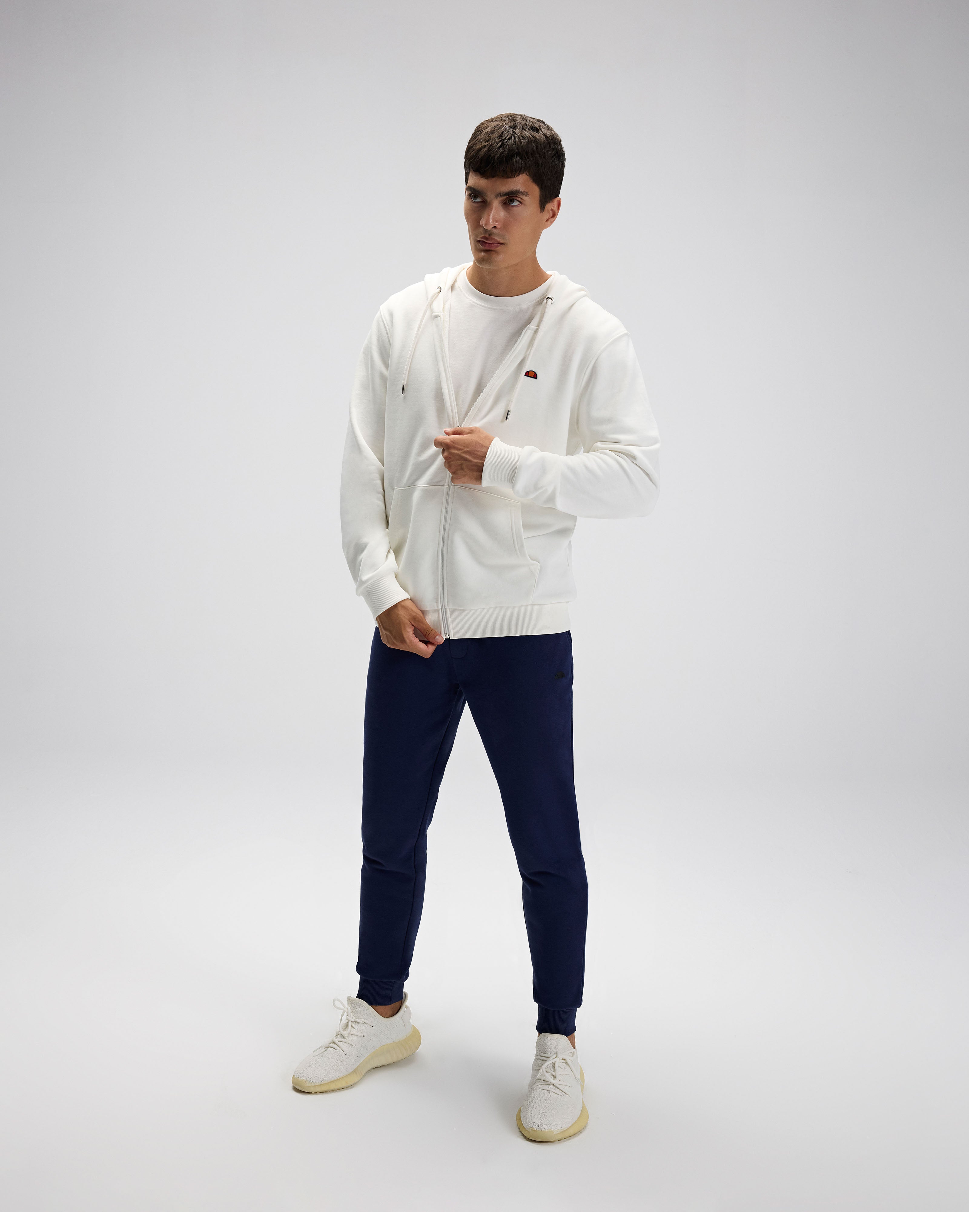 Ellesse Erkek Fermuarlı Kapüşonlu Sweat EM581-OF