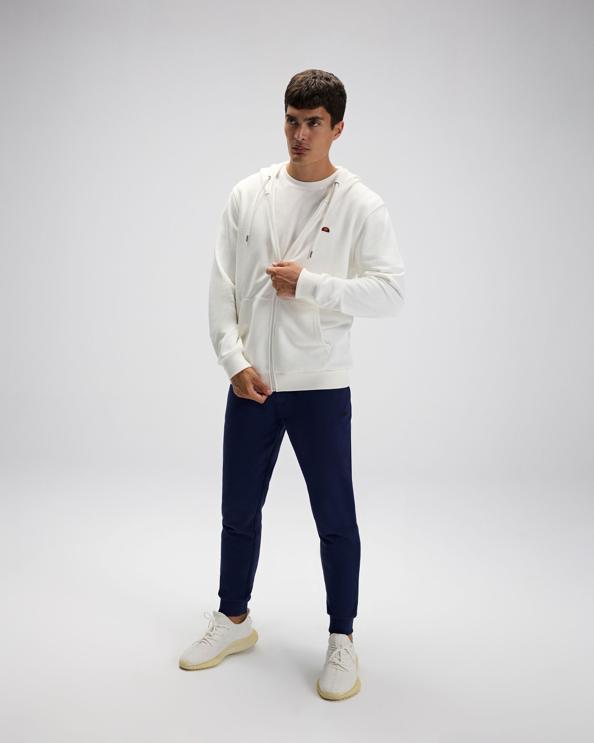 Ellesse Erkek Fermuarlı Kapüşonlu Sweat EM581-OF