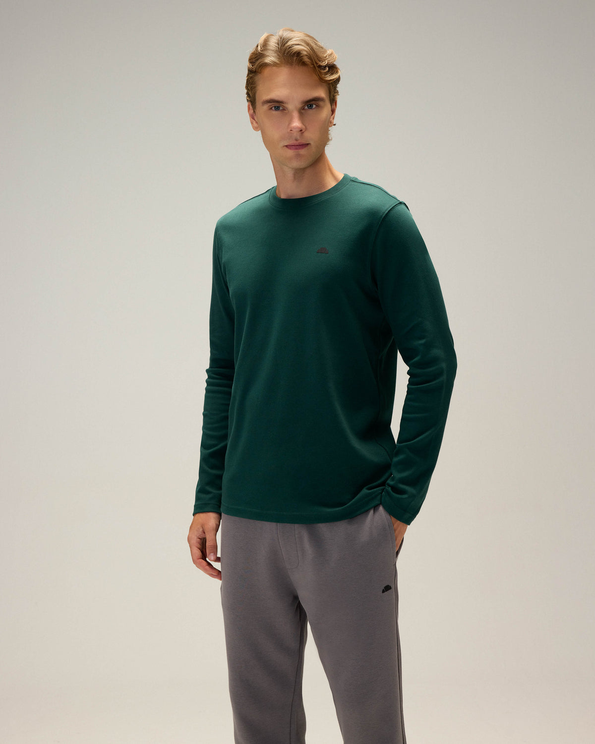 Ellesse Erkek Uzun Kollu Tişört 6WM5066-GRN