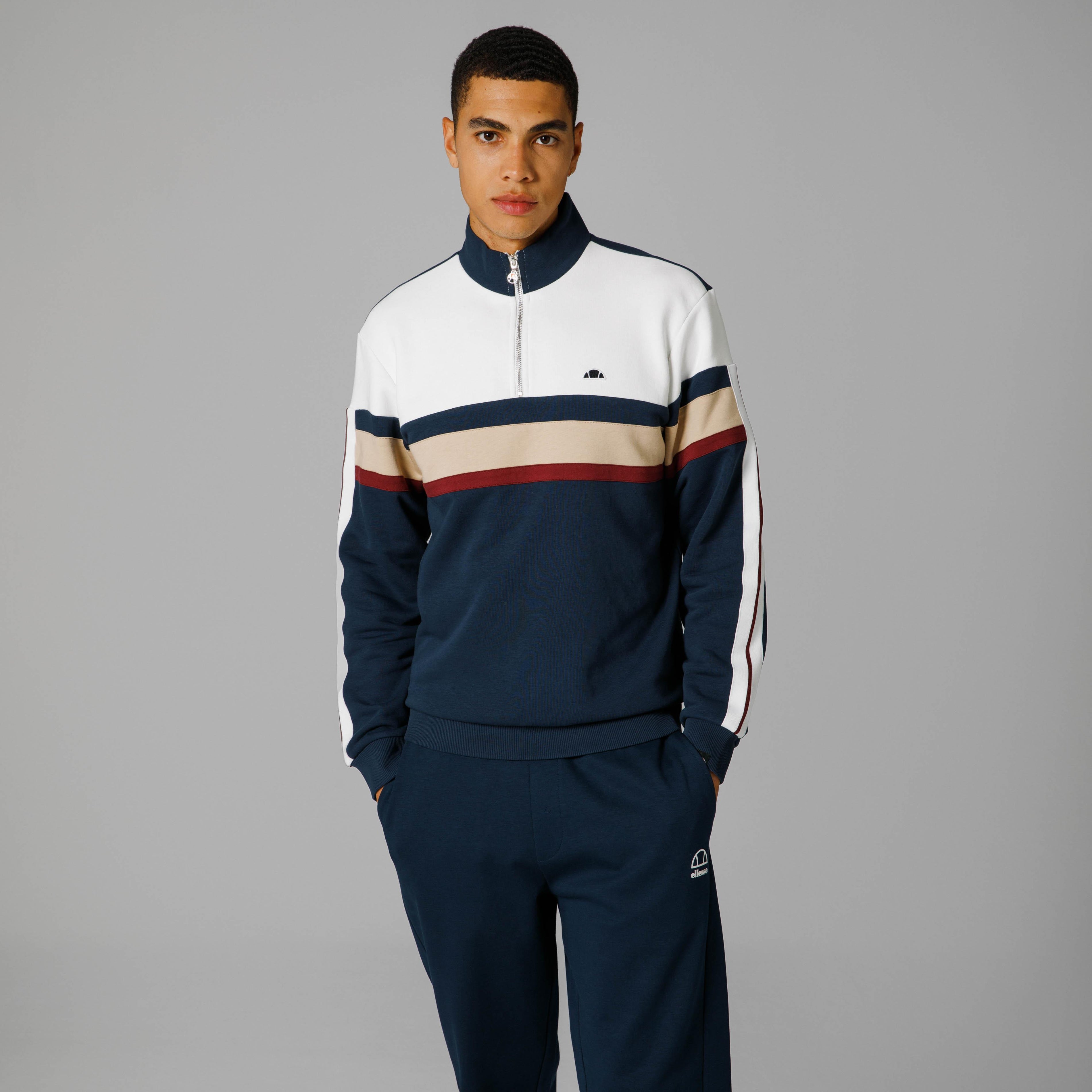 Ellesse Yarım Fermuarlı Erkek Sweat EM215-NV