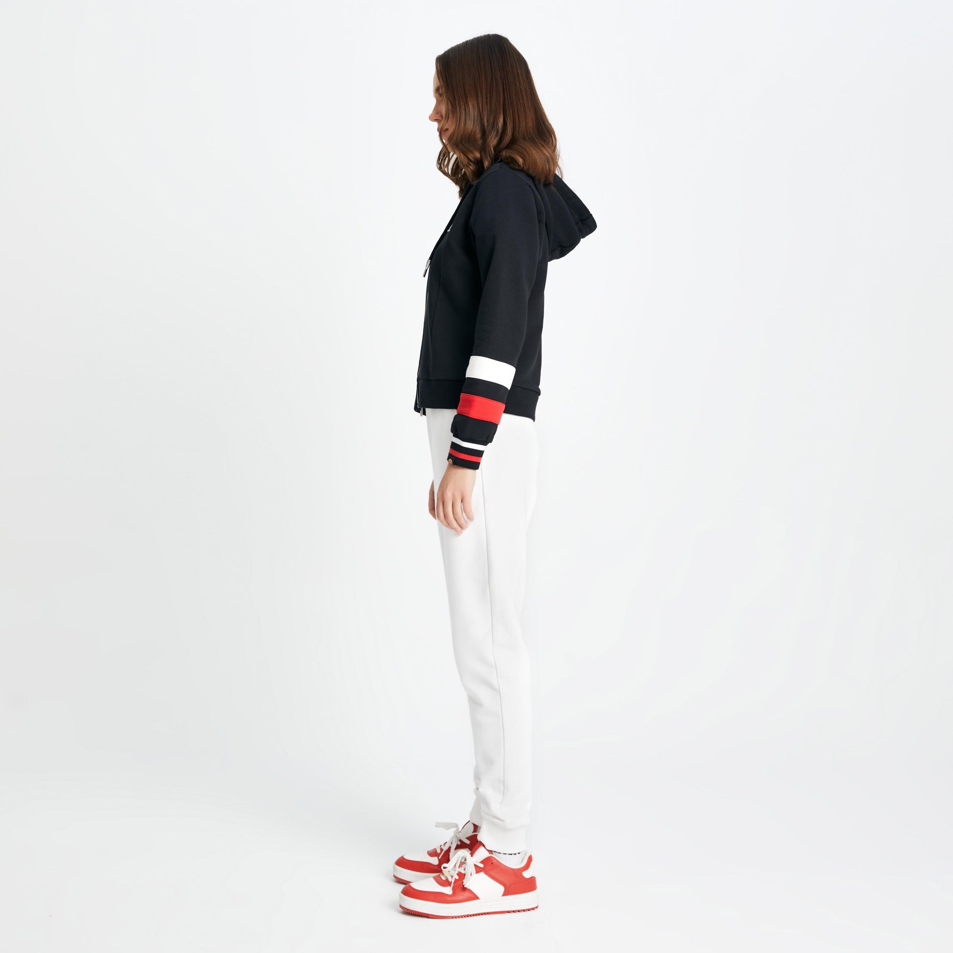 Ellesse Kadın Fermuarlı Sweat EF112-BK