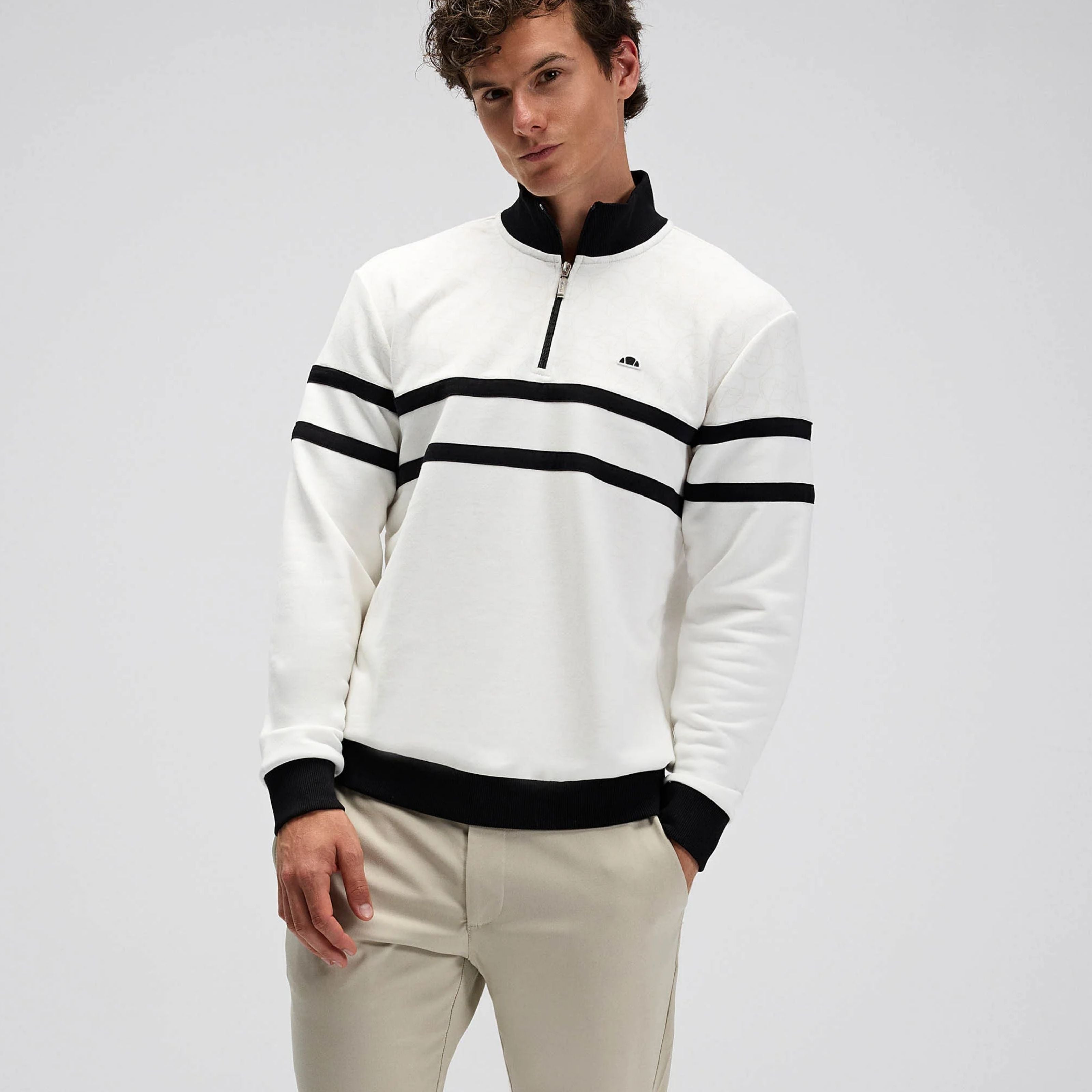 Ellesse Erkek Yarım Fermuarlı Sweat EM619-OF