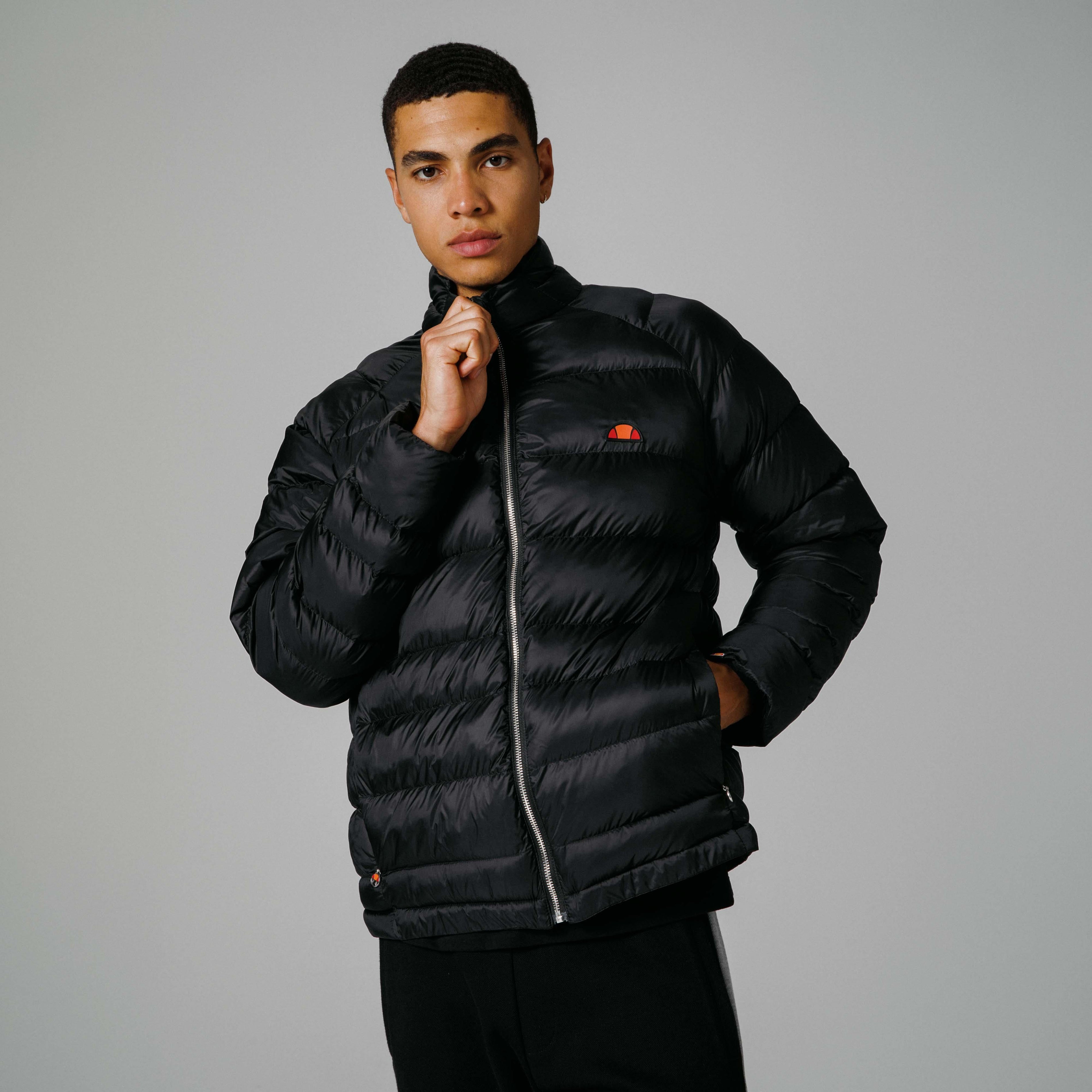 Ellesse Dolgulu Erkek Mont EM310-BK