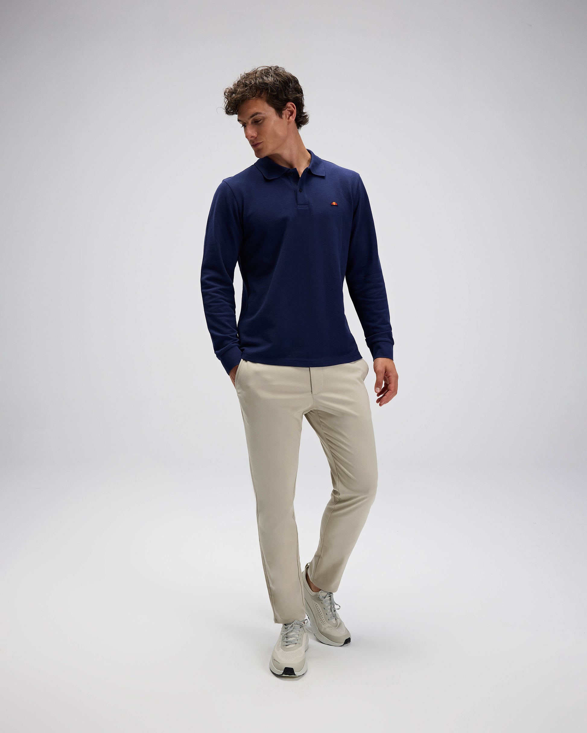 Ellesse Erkek Polo Sweatshirt EM582-NV