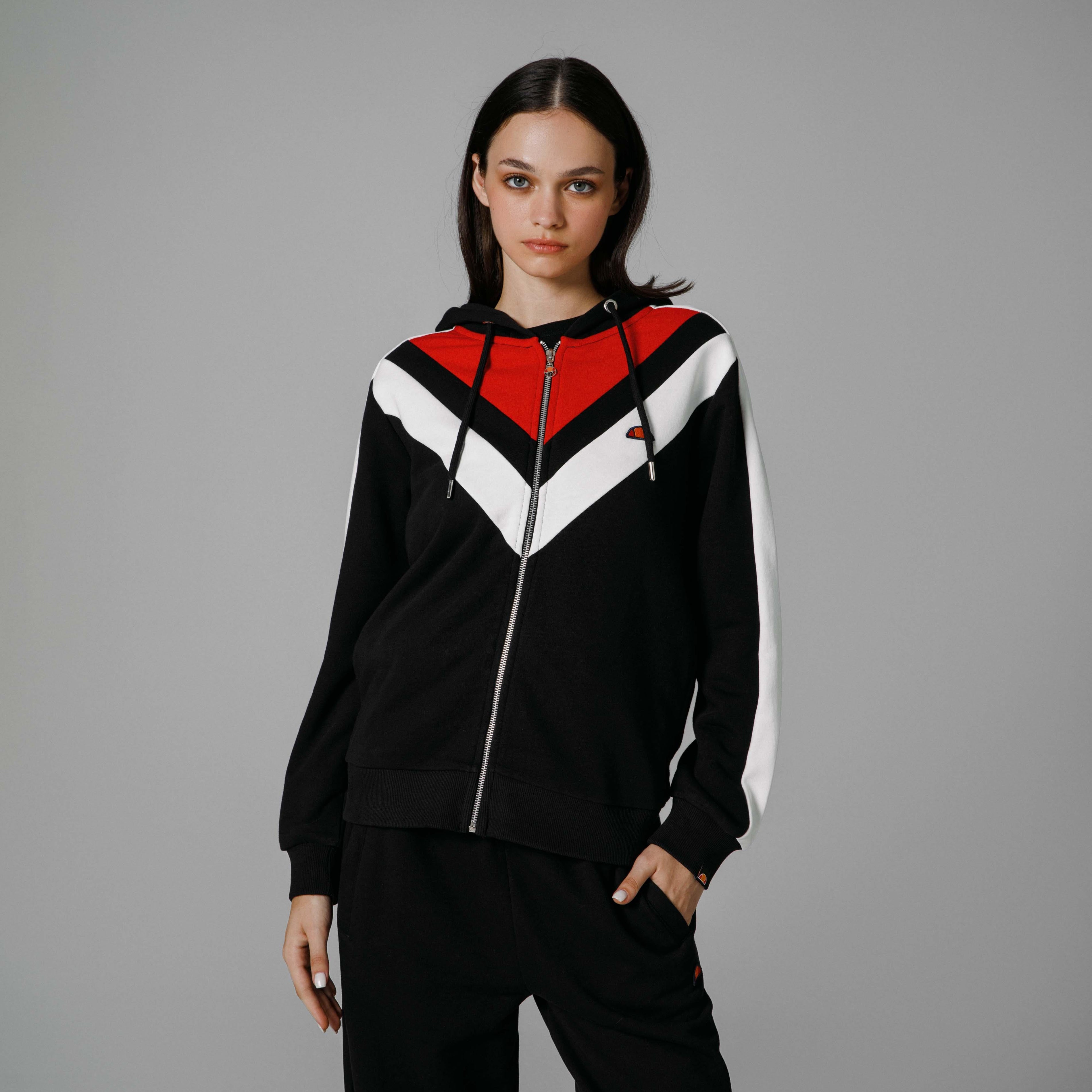 Ellesse Fermuarlı Kapüşonlu Kadın Sweat EF172-BK