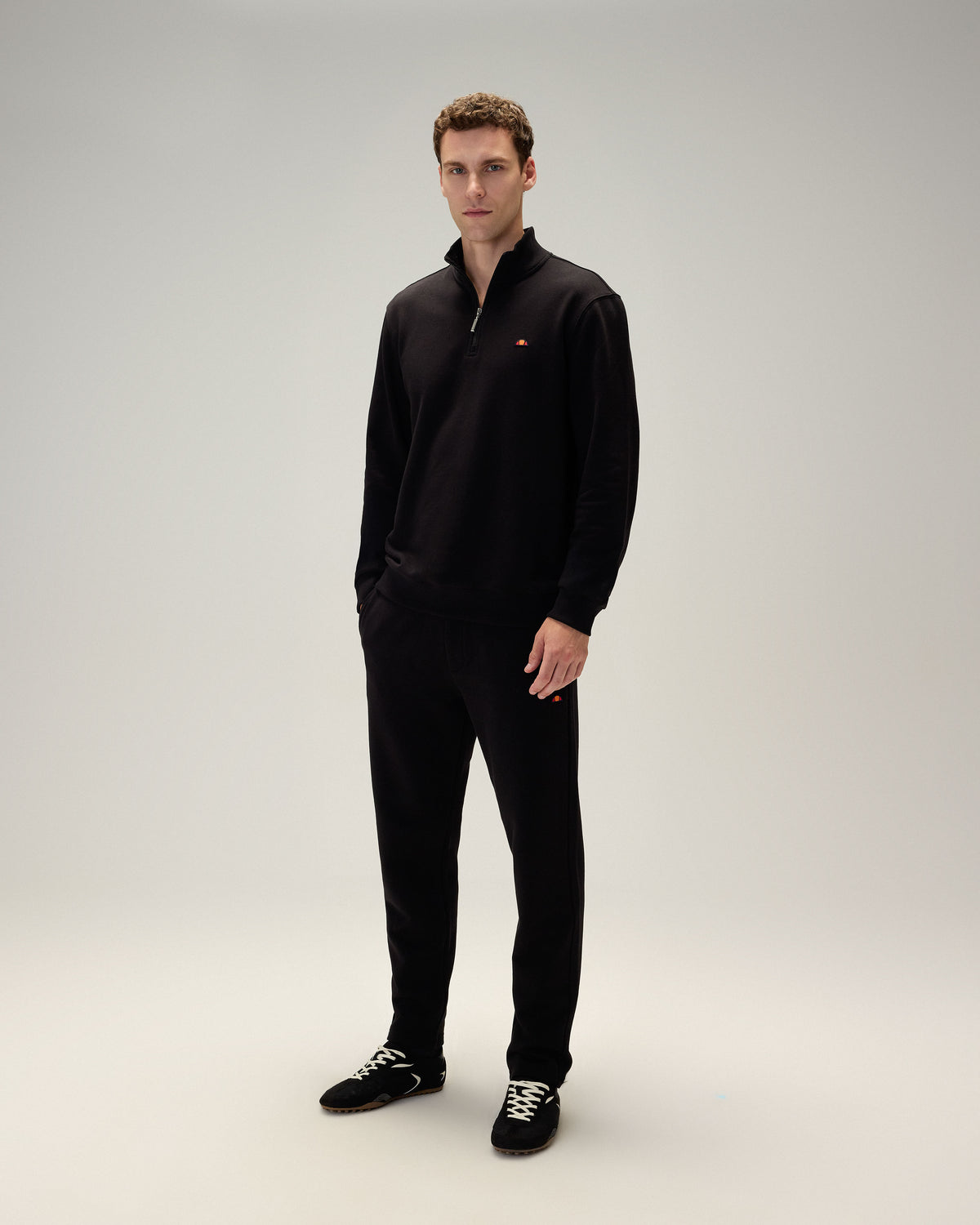 Ellesse Yarım Fermuarlı Erkek Sweatshirt 5WM3580-BK