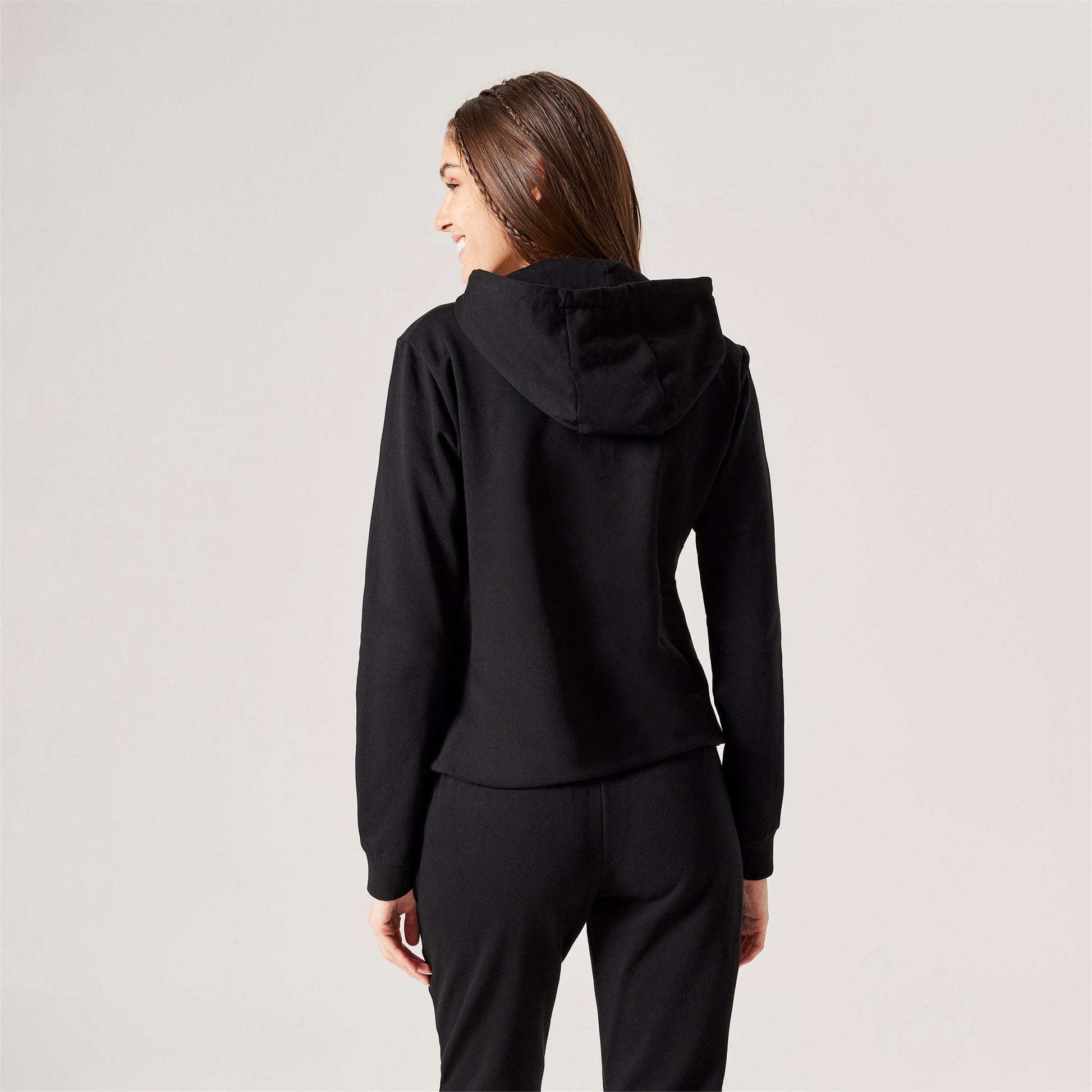 ellesse Kadın Siyah Kapüşonlu Sweatshirt F021-BK
