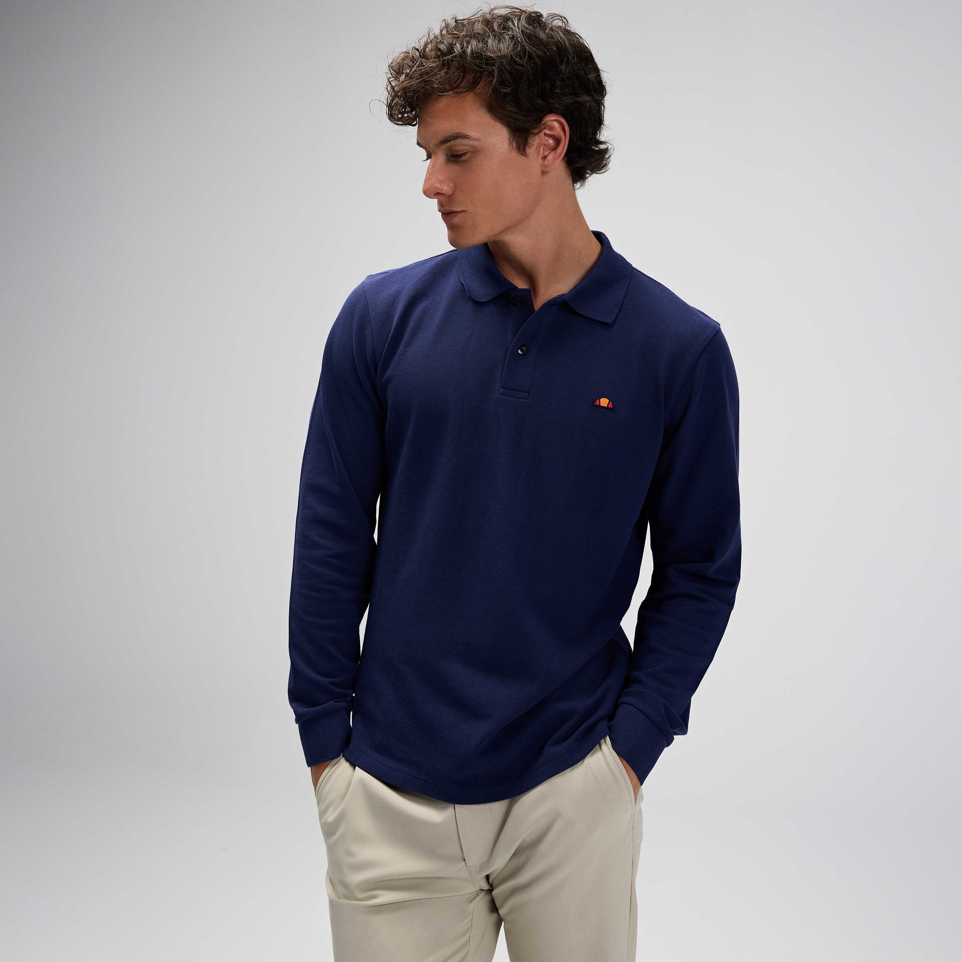 Ellesse Erkek Polo Sweatshirt EM582-NV