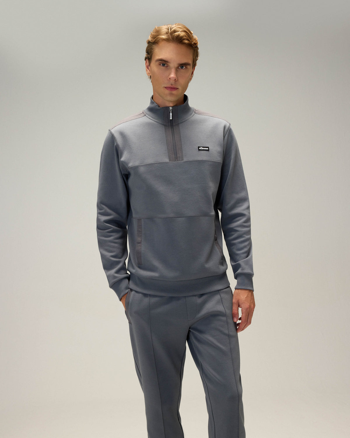 Ellesse Yarım Fermuarlı Erkek Sweat 6WM1025-ANT