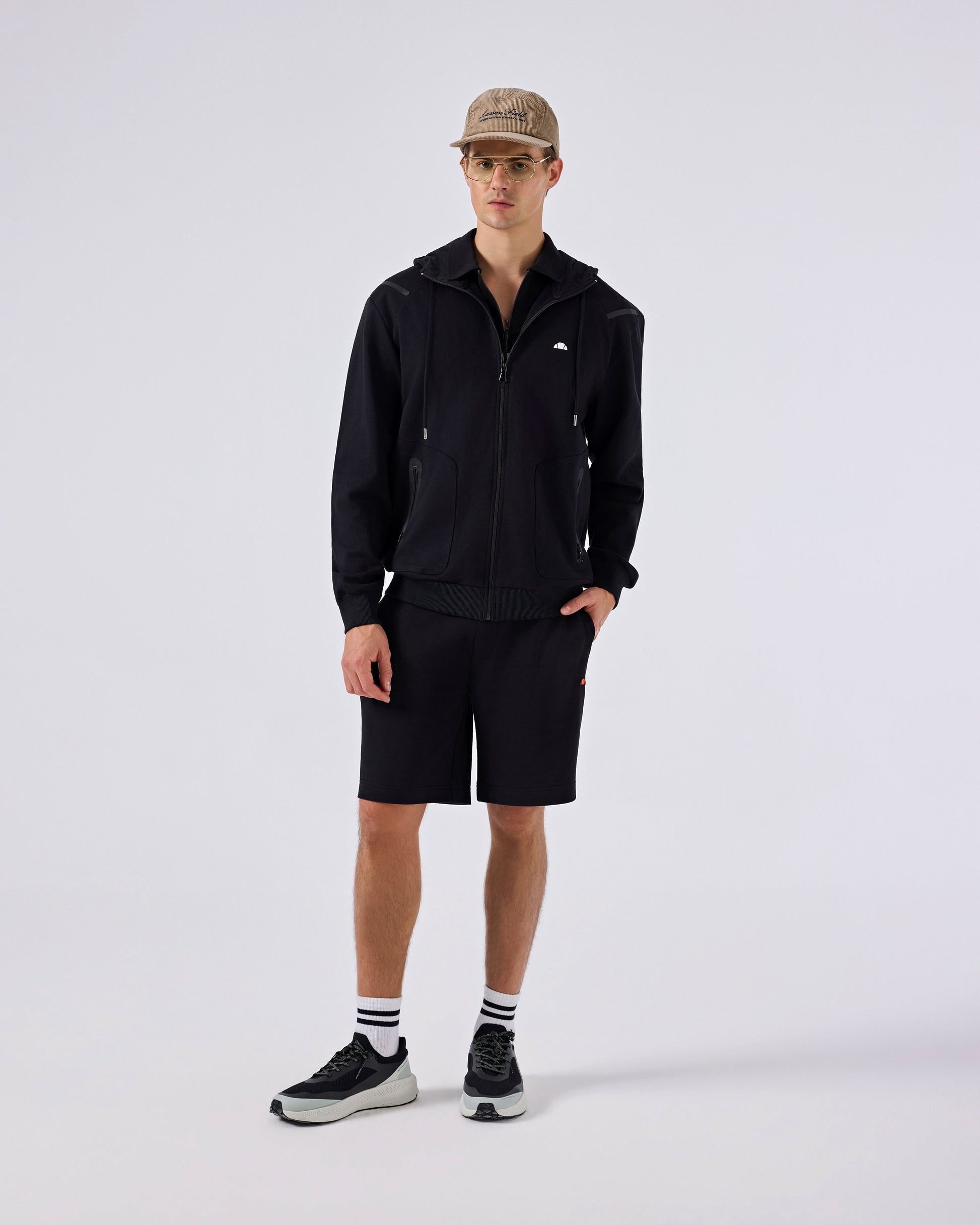 Ellesse Kapüşonlu Erkek Sweat Ceket 6SM1004-BK