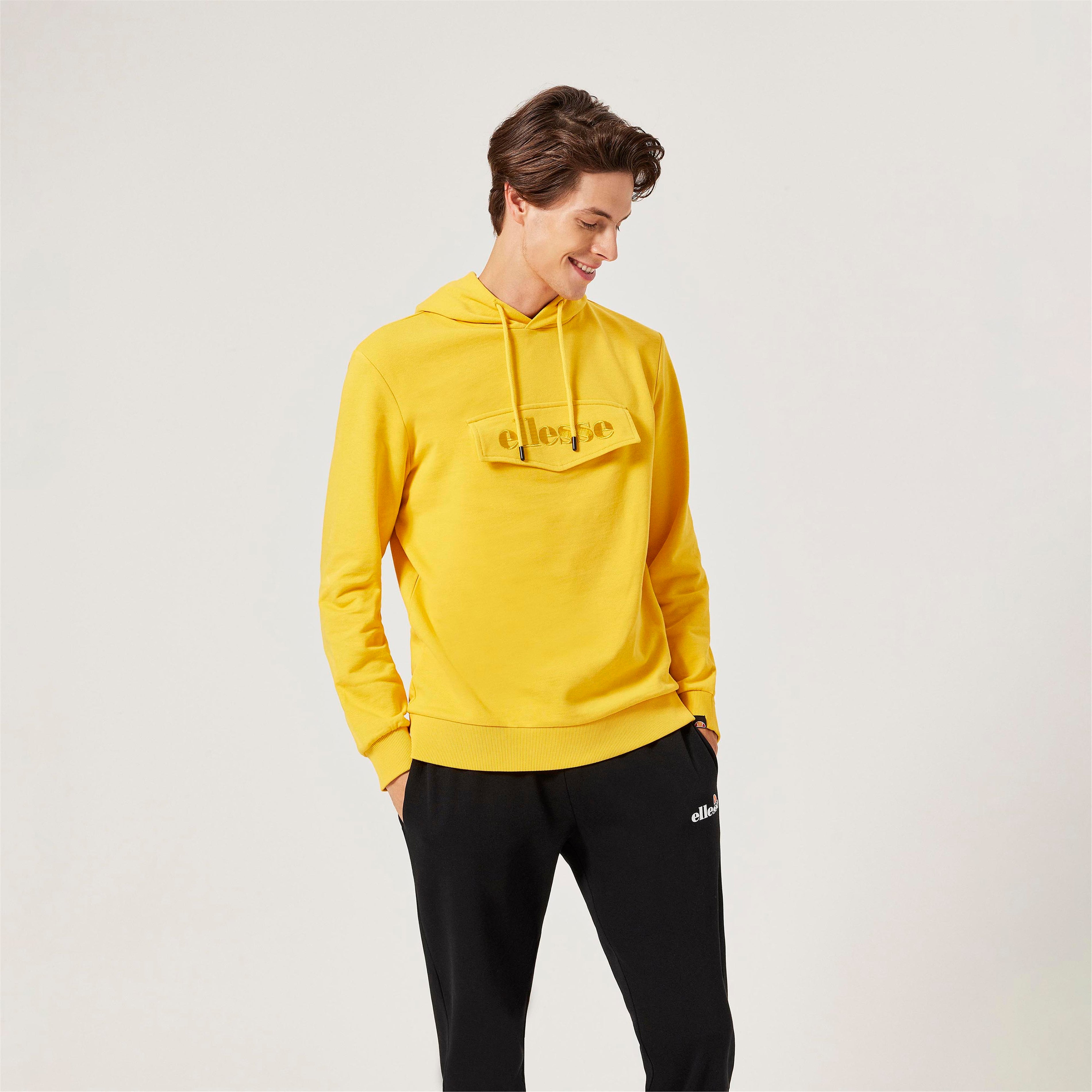 ellesse Erkek Sarı Kapüşonlu Sweatshirt M003-YL