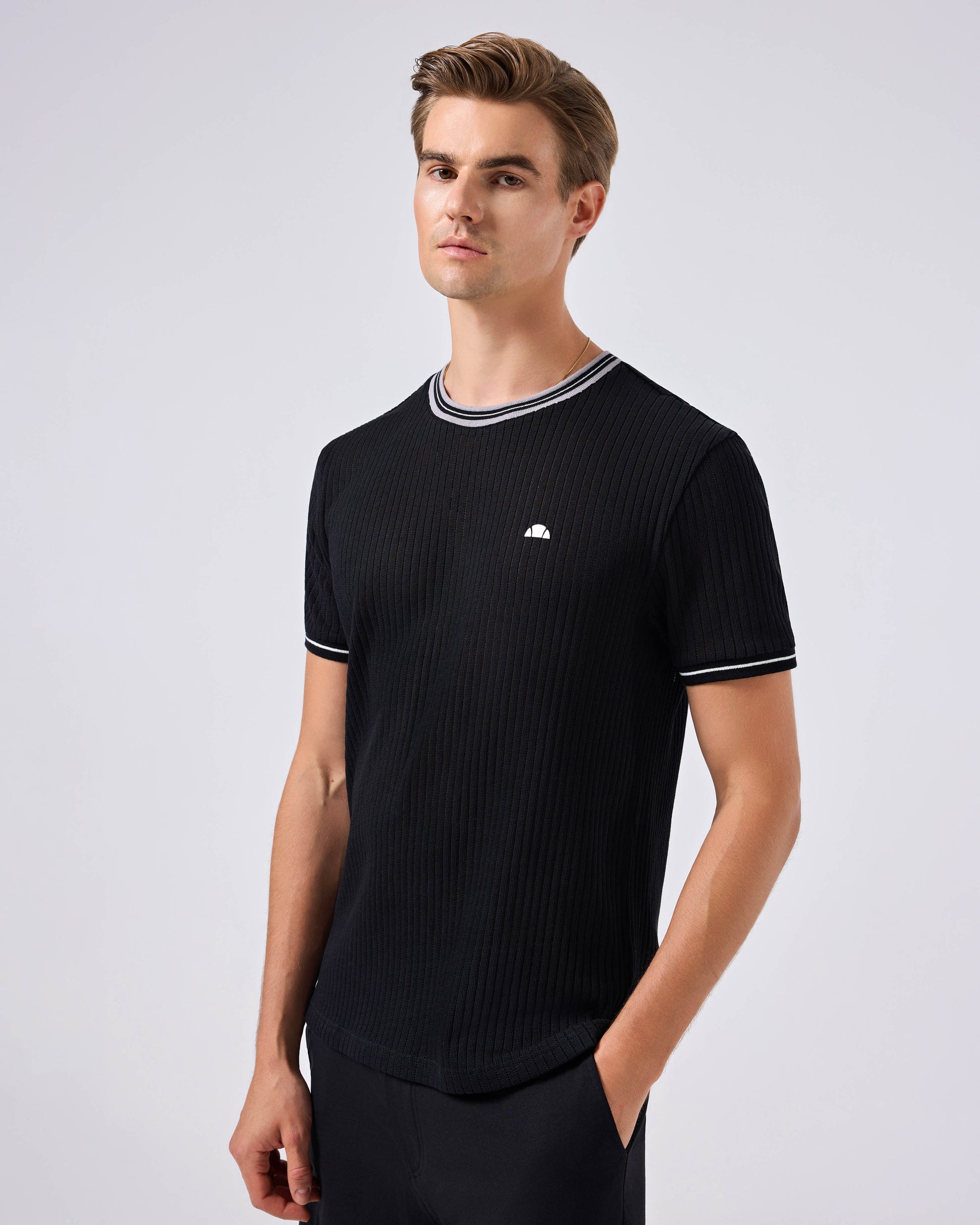 Ellesse Erkek Triko Tişört 6SM5046-BK