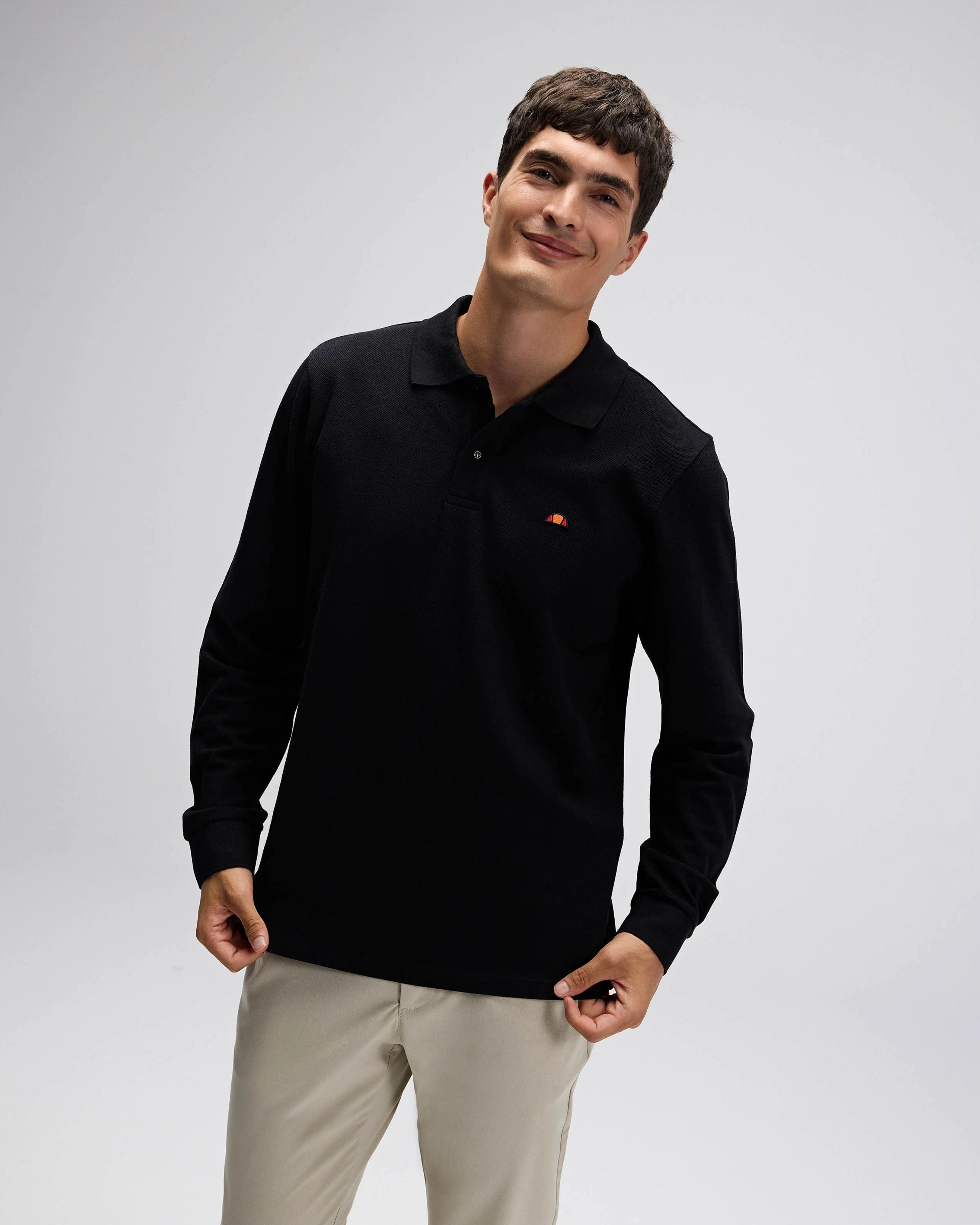 Ellesse Erkek Polo Sweatshirt EM582-BK