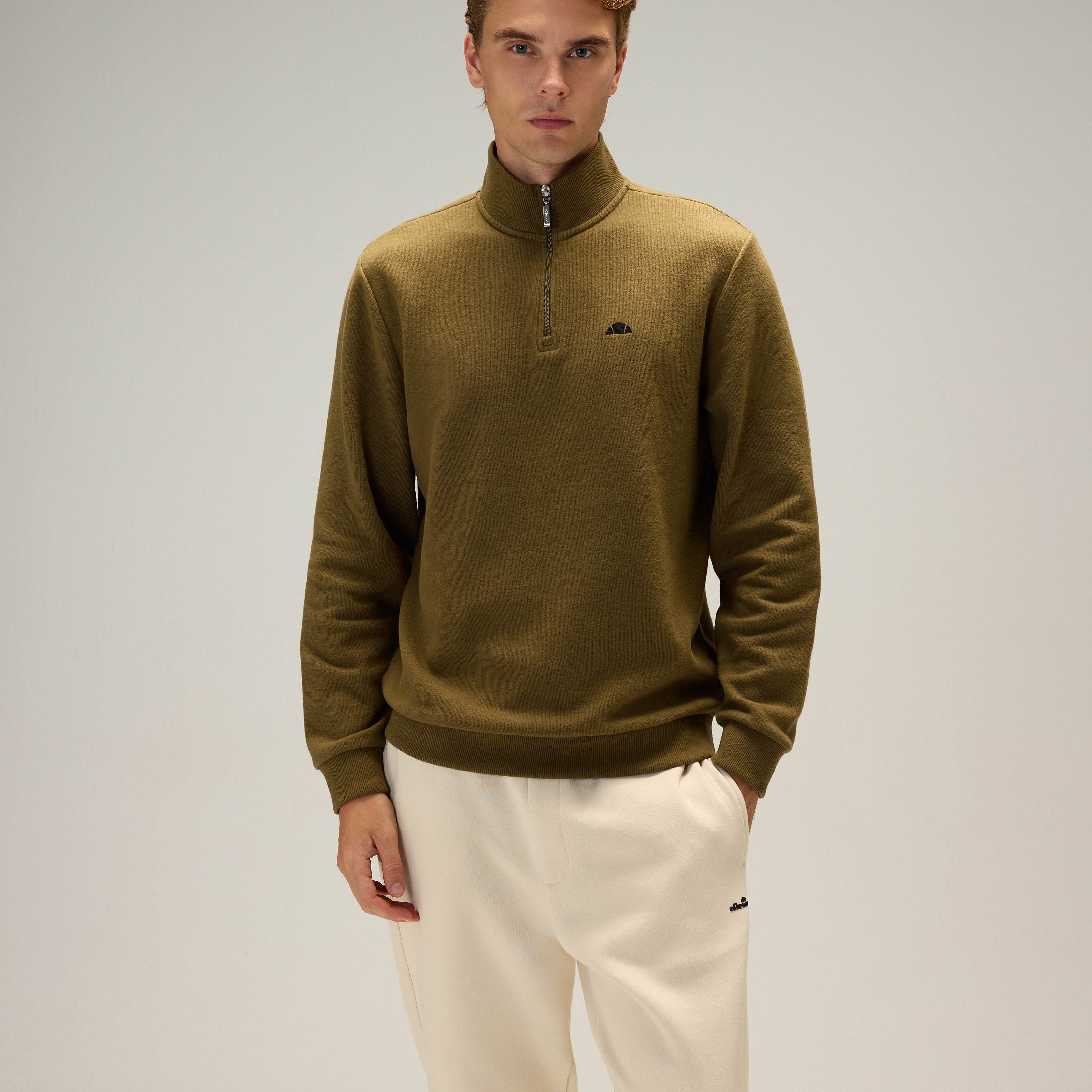 Ellesse Yarım Fermuarlı Erkek Sweatshirt 5WM1603-KH