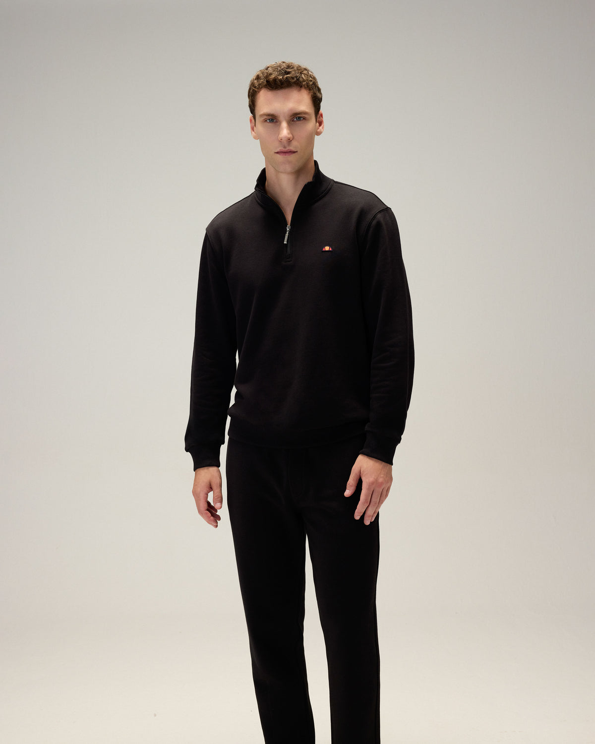 Ellesse Yarım Fermuarlı Erkek Sweatshirt 5WM3580-BK