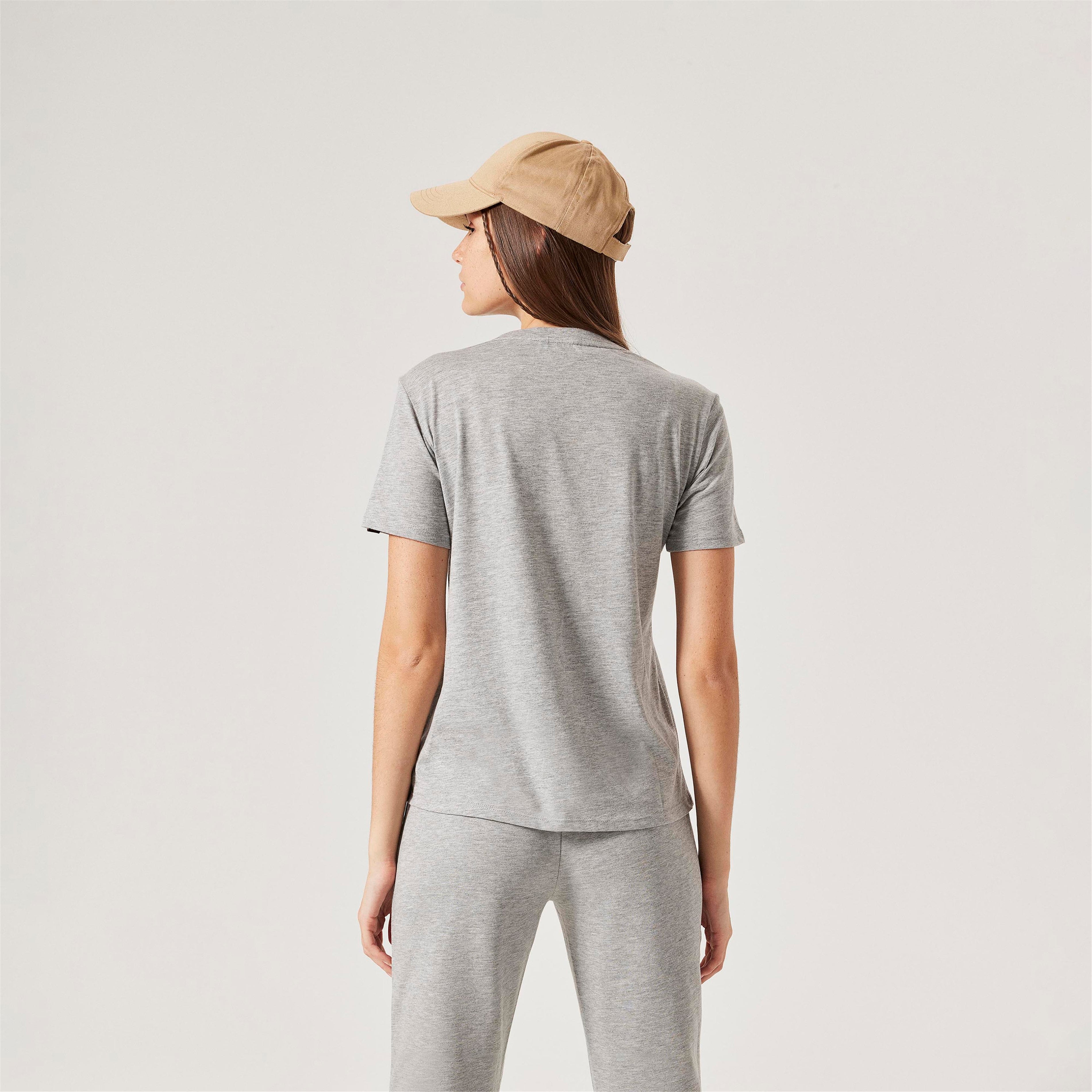 ellesse Kadın Gri Tişört F020-GR