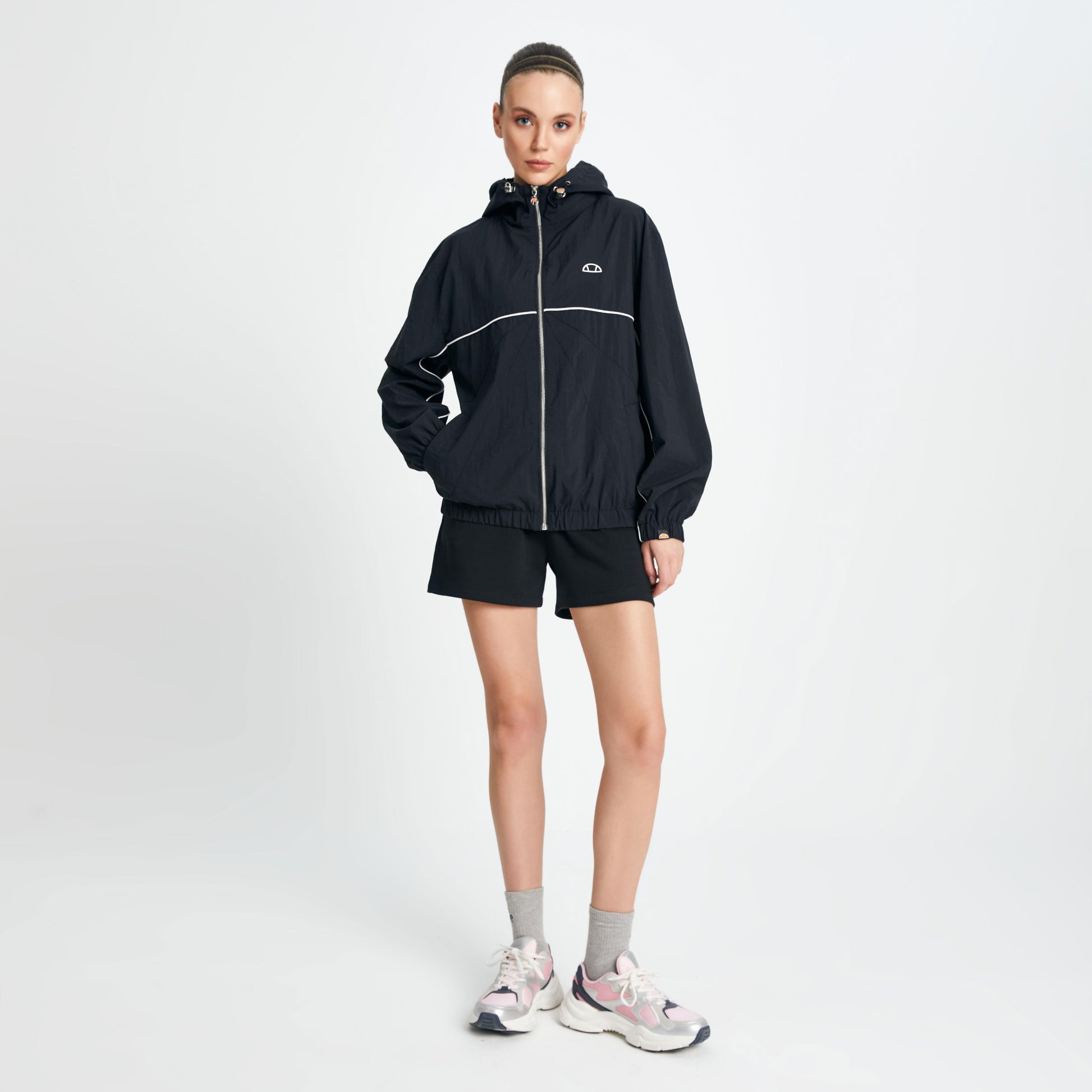 Ellesse Kadın Fermuarlı Ceket EF100-BK