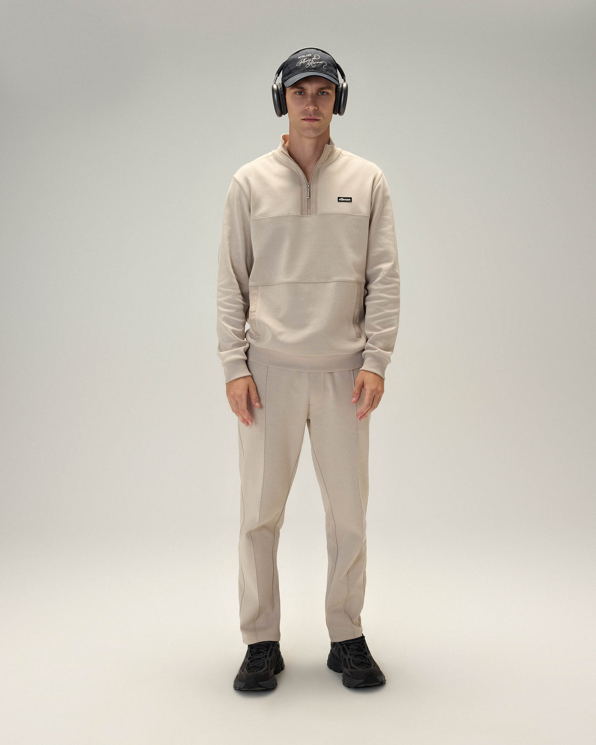 Ellesse Yarım Fermuarlı Erkek Sweat 6WM1025-STN