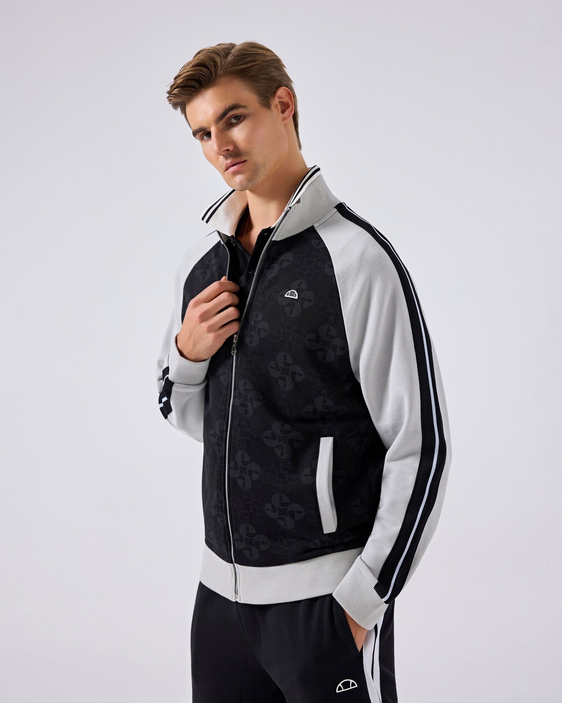 Ellesse Erkek Fermuarlı Sweat Ceket 5SM1357-BK