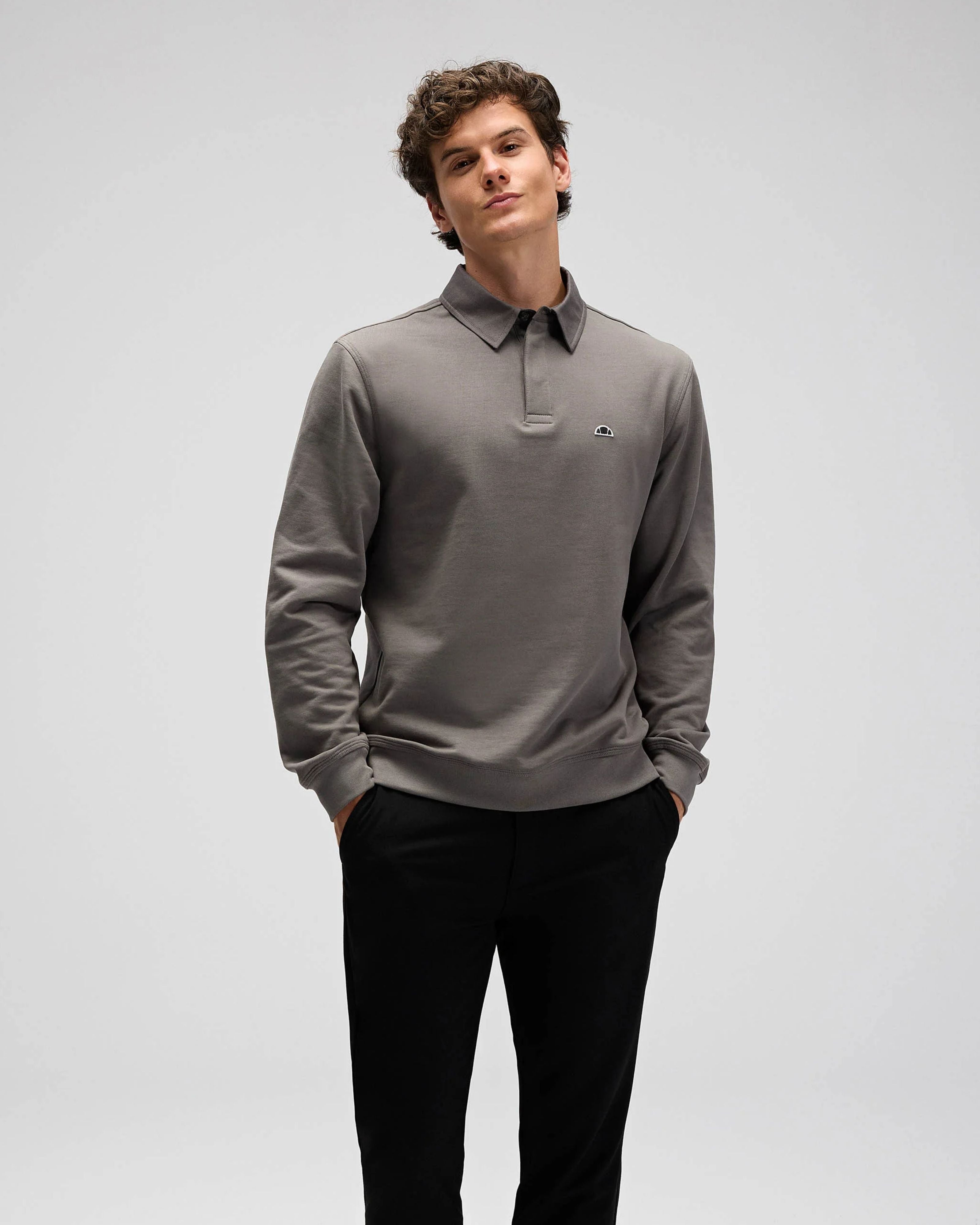 Ellesse Erkek Polo Sweatshirt EM607-ANT