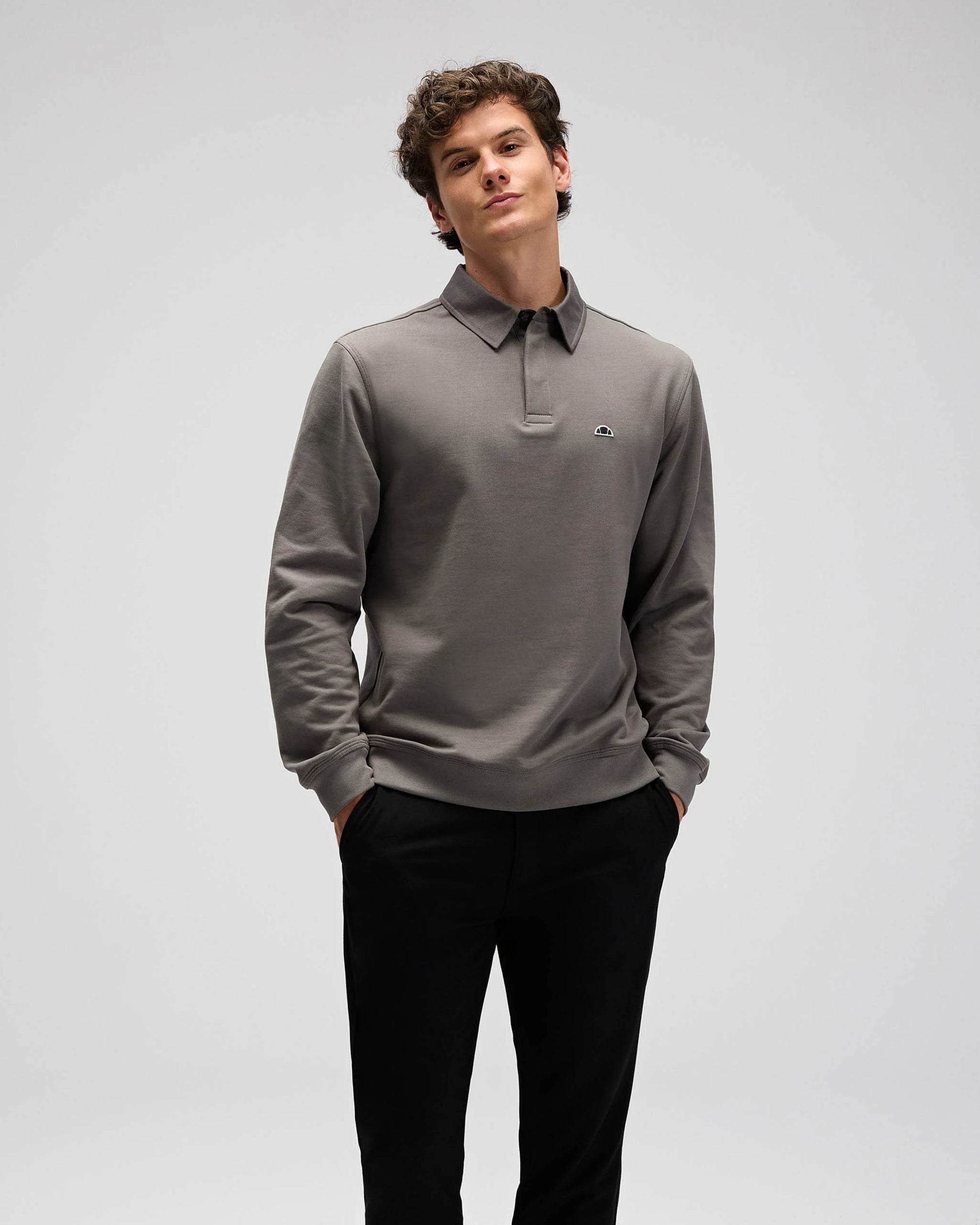 Ellesse Erkek Polo Sweatshirt EM607-ANT