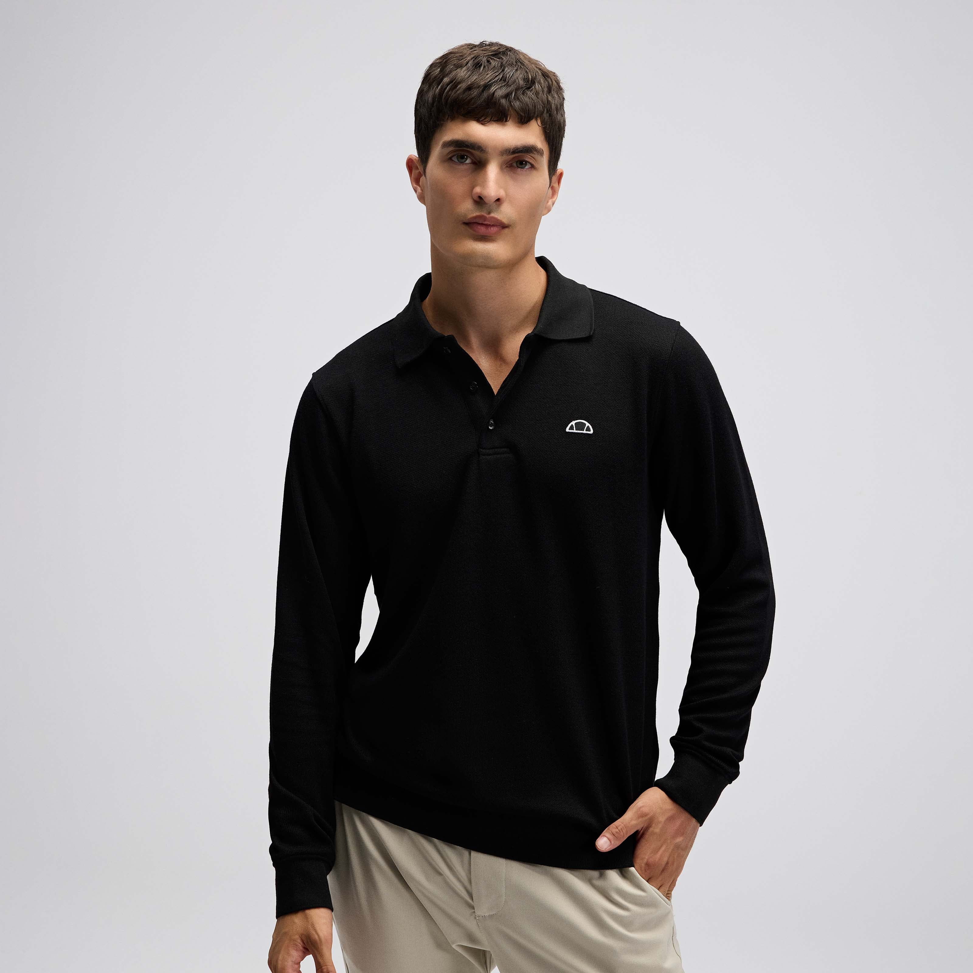 Ellesse Erkek Polo Sweatshirt EM633-BK