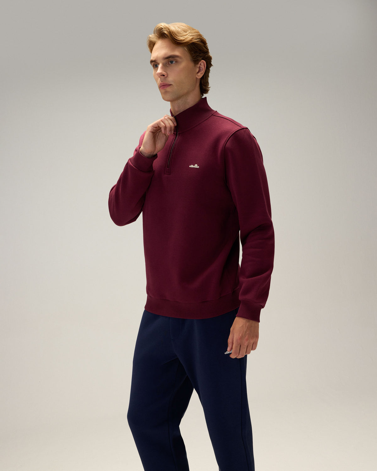 Ellesse Fermuarlı Erkek Sweatshirt 6wm1010-Brd