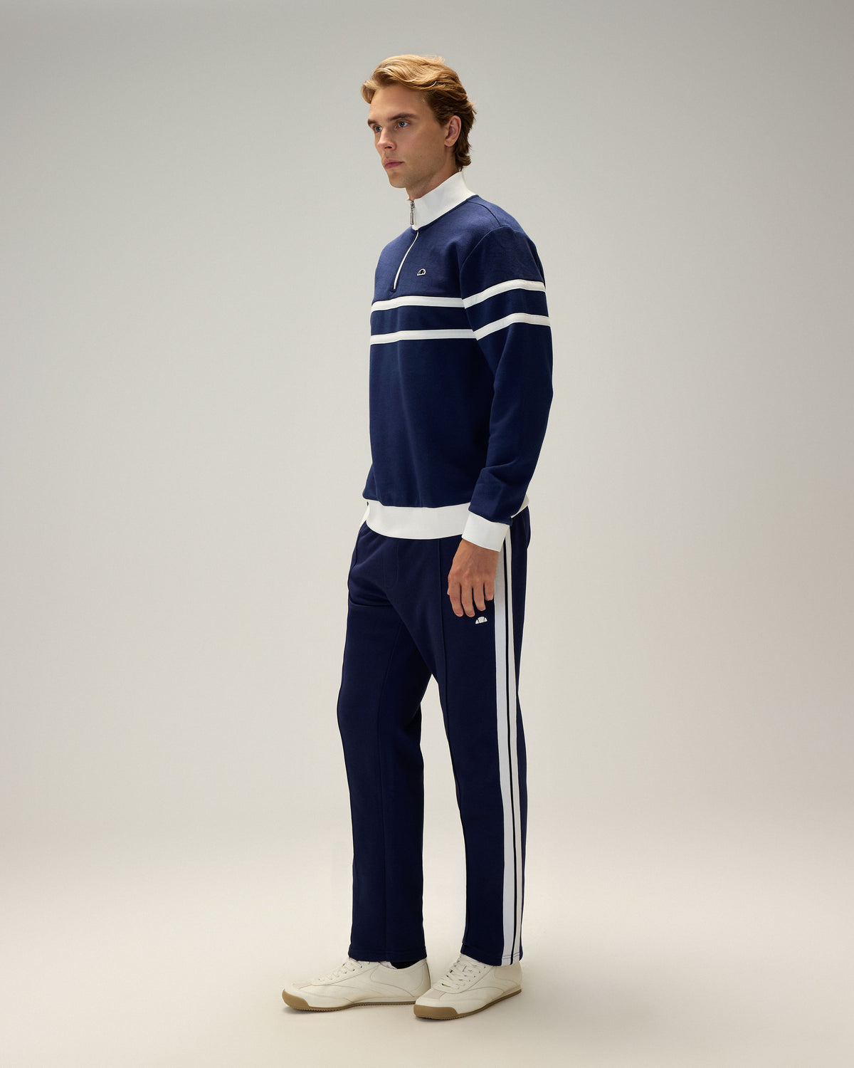Ellesse Yarım Fermuarlı Erkek Sweatshirt 5wm1619-Nv