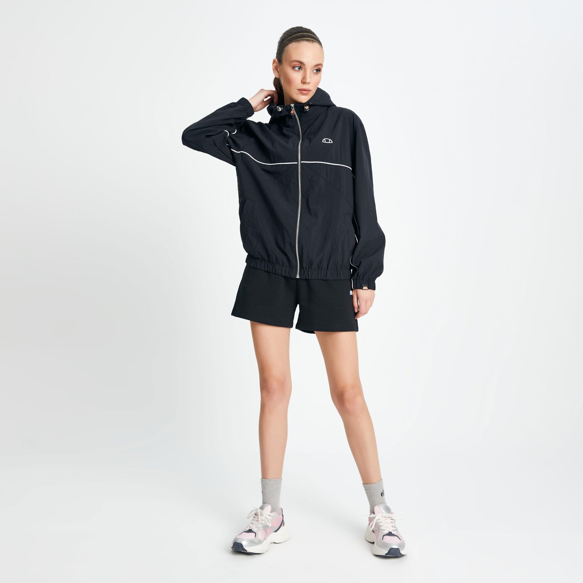 Ellesse Kadın Fermuarlı Ceket EF100-BK