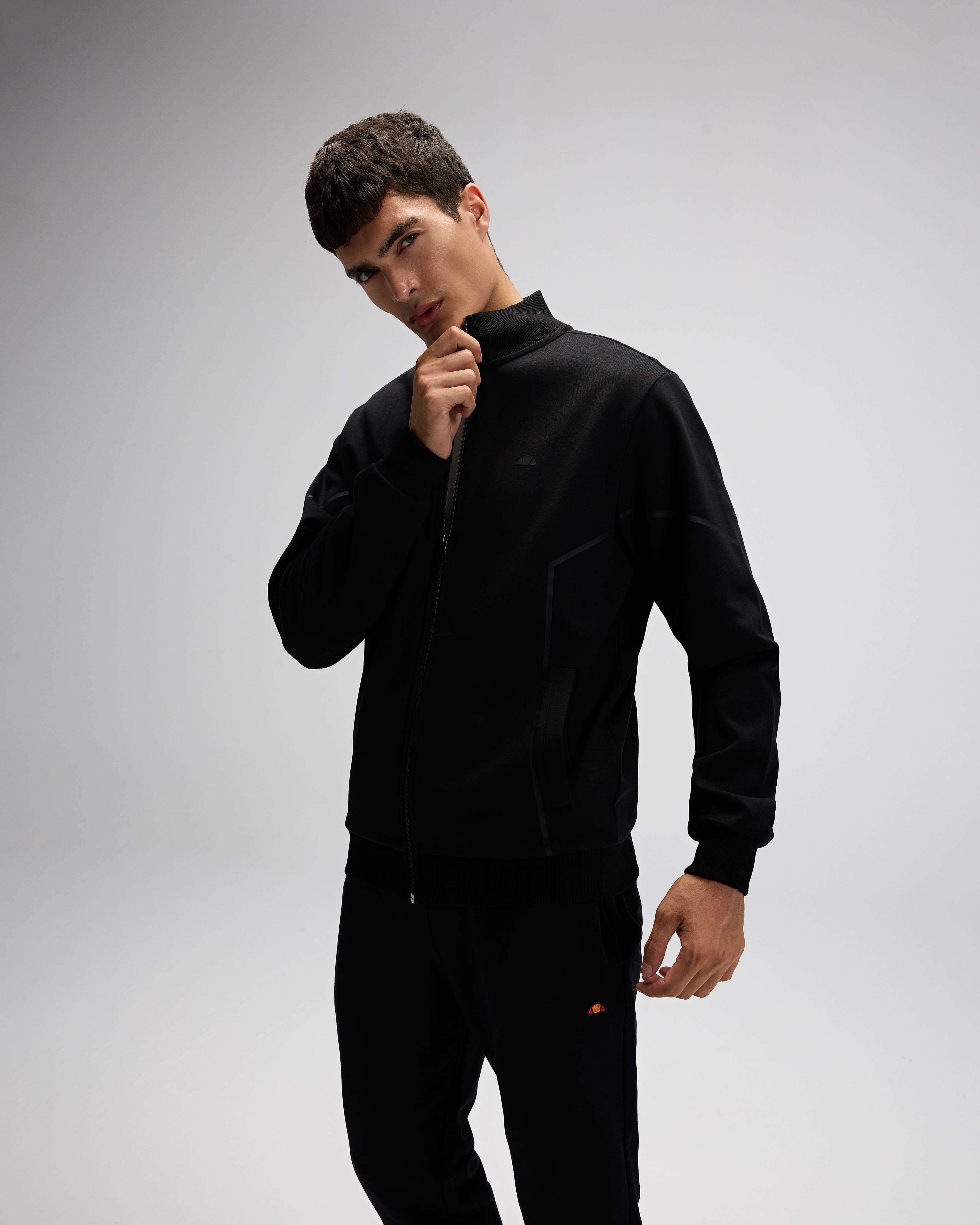 Ellesse Erkek Fermuarlı Sweat EM545-BK