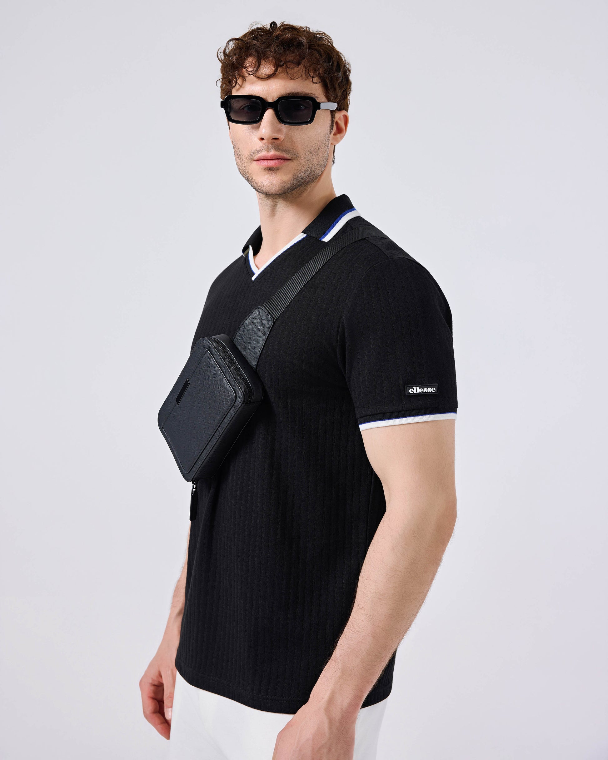 Ellesse Polo Yaka Erkek Tişört 5SM5491-BK