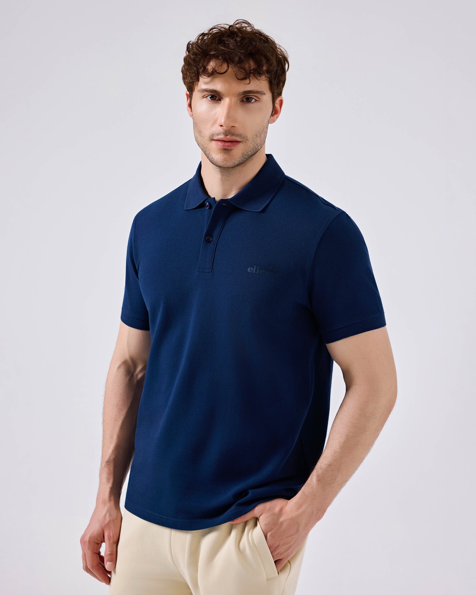 Ellesse Polo Yaka Erkek Tişört 6SM5018-NV