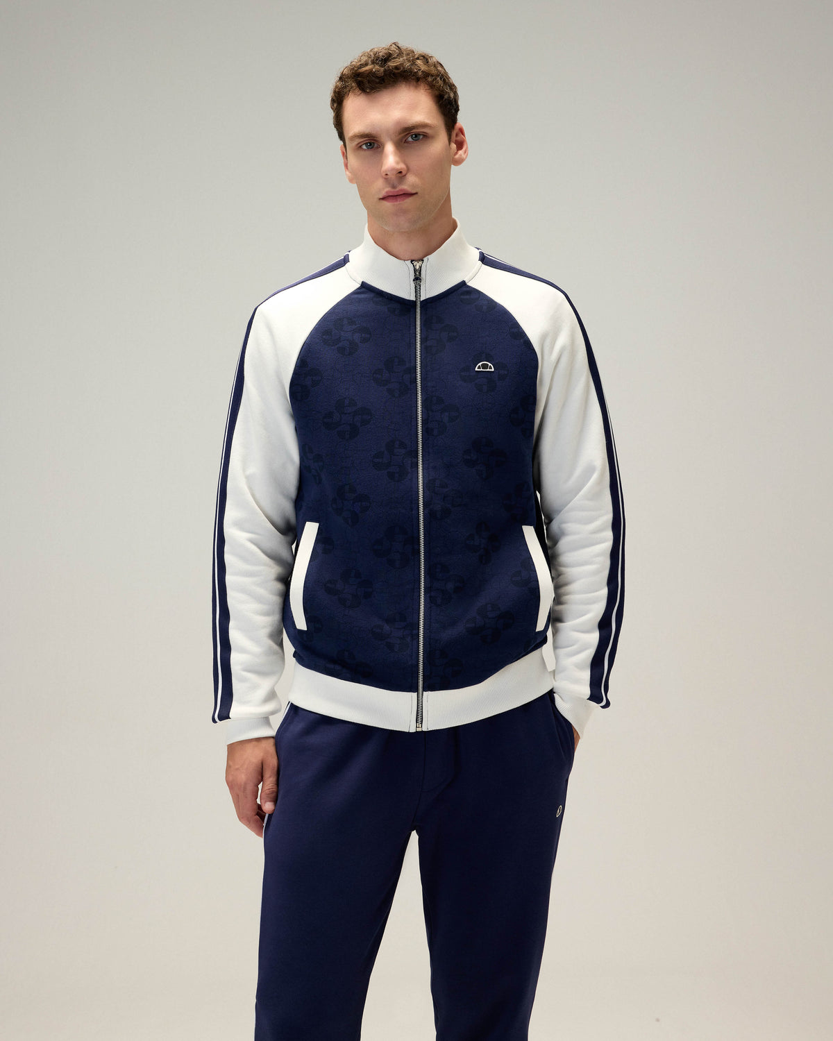 Ellesse Fermuarlı Erkek Sweatshirt 5wm1357-Nv