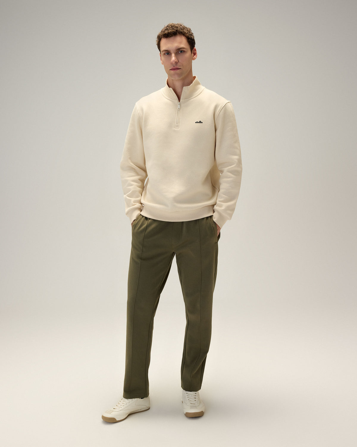 Ellesse Fermuarlı Erkek Sweatshirt 6WM1010-BG
